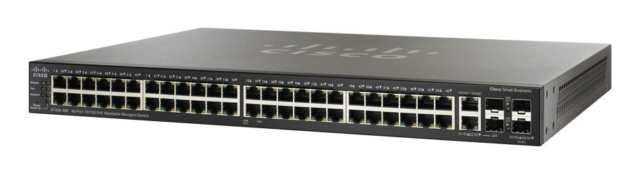SF300-48PP - Cisco Small Business Switch, L3 managed, 48x 10/100 (PoE+)