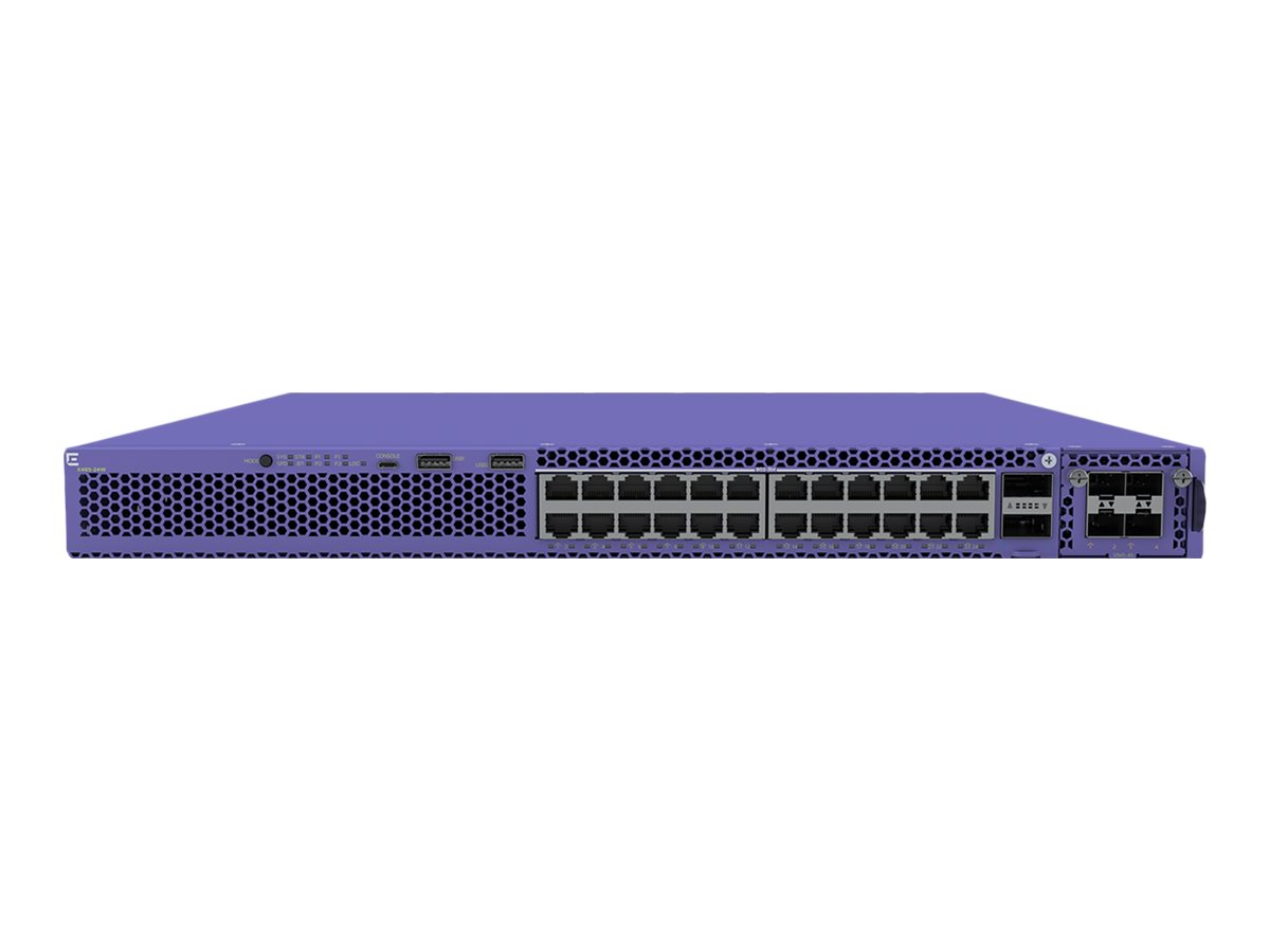 X465-24W - Extreme Networks ExtremeSwitching X465 Series X465-24W - Switch - L3 - managed - 24 x 10/100/1000 (UPOE)