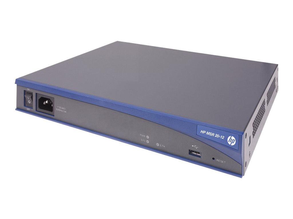 JF241A – HPE MSR20-12 Router, 4-port switch with WAN ports