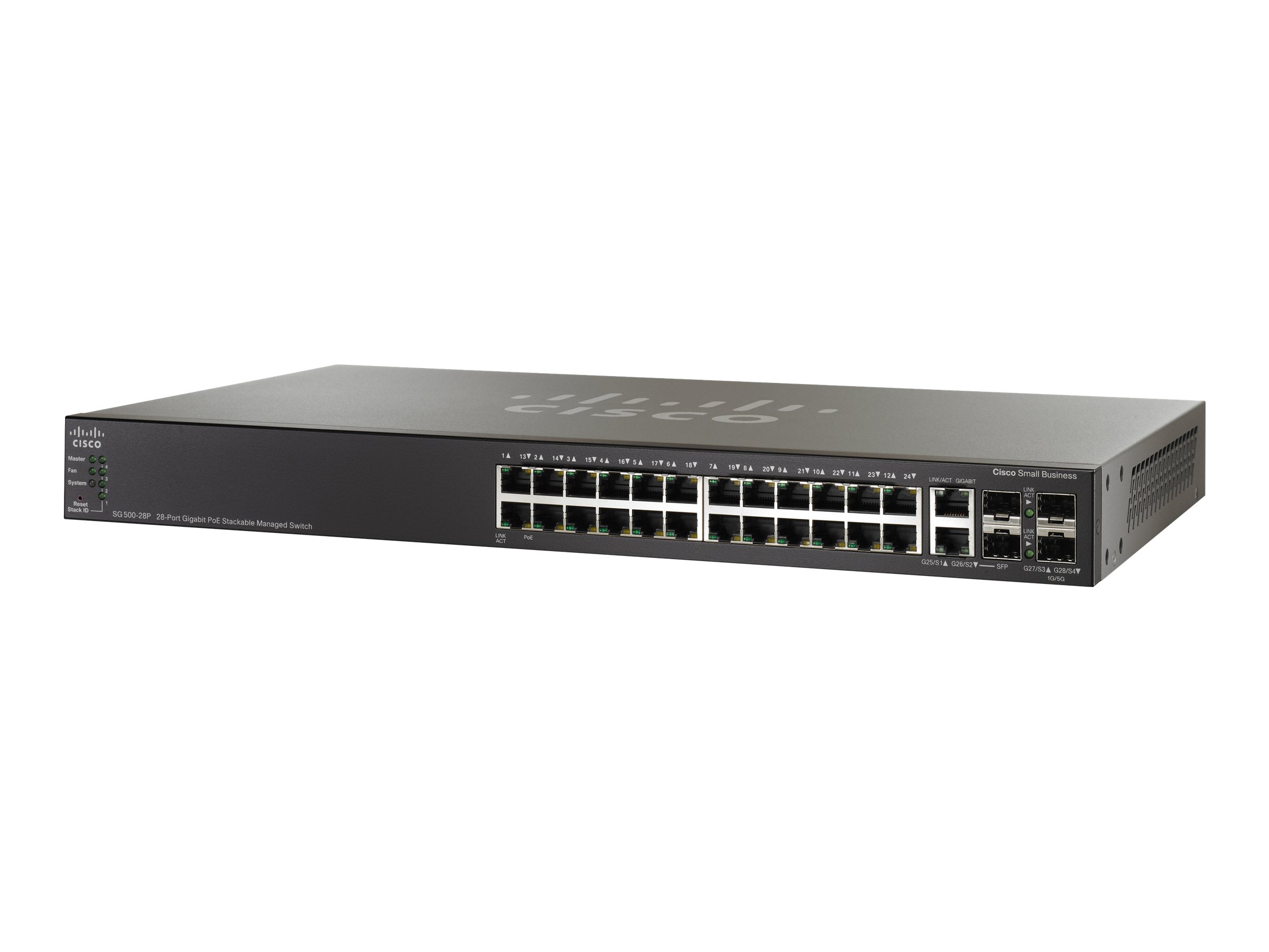 SG500-28P-K9-G5 - Cisco SG500-28P Managed Switch with PoE功能