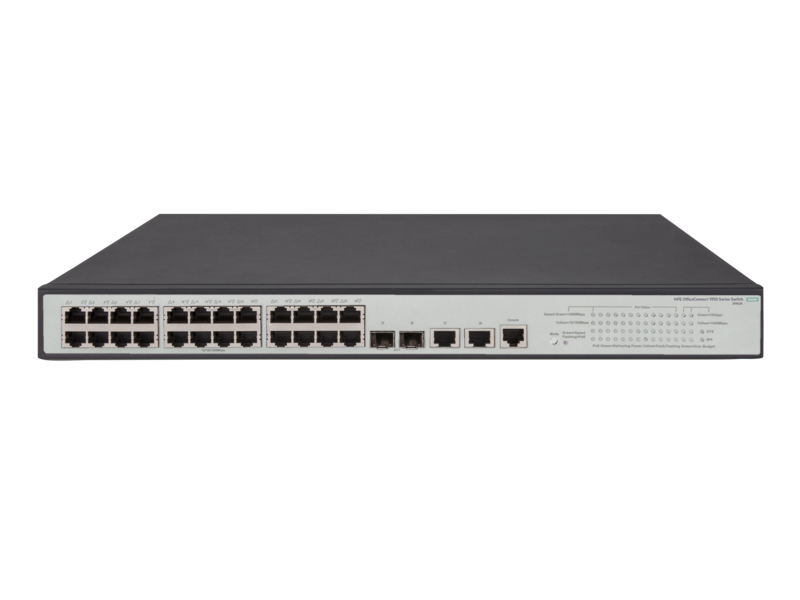 JG962A - HPE 1950-24G-2SFP+-2XGT-PoE+ - Switch - L3 - managed - 24 x 10/100/1000 (PoE+)