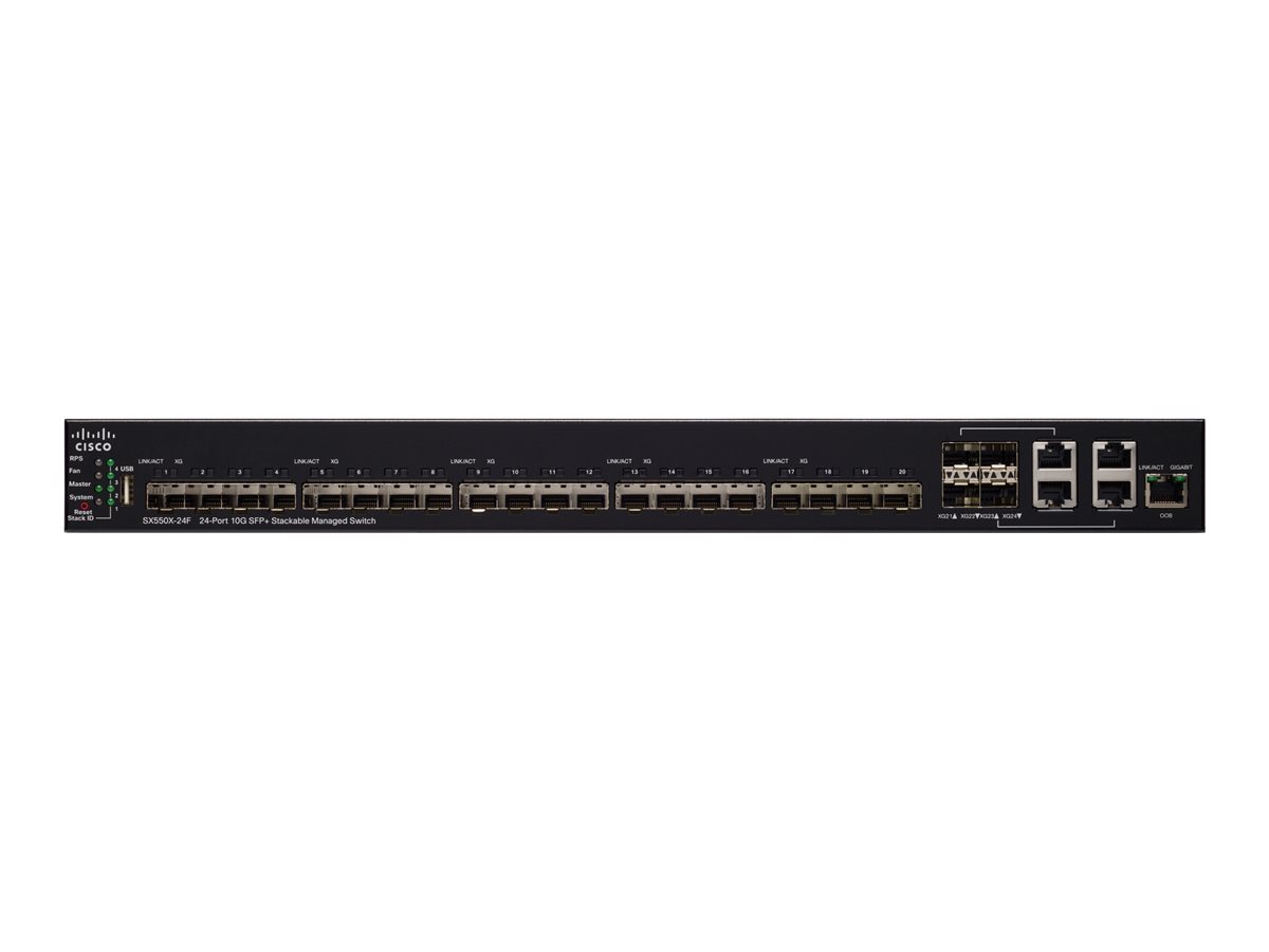 SX550X-24F-K9-EU - Switch Cisco Business 550 - 24 porte - Gestito L3