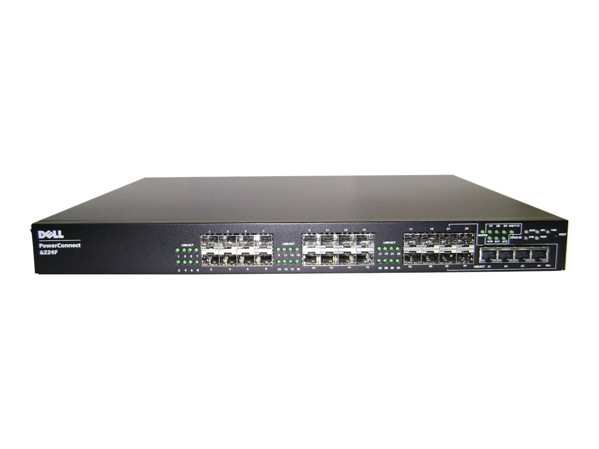 210-19066 - Dell PowerConnect 6224F - Switch - L3 - managed