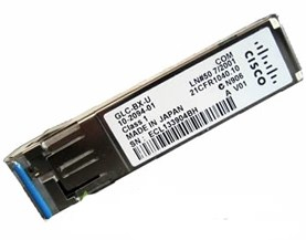 GLC-BX-U – Cisco SFP (Mini-GBIC) transceiver module – 1GbE – 1000Base-BX-U – up to 10 km – 1310 (TX)