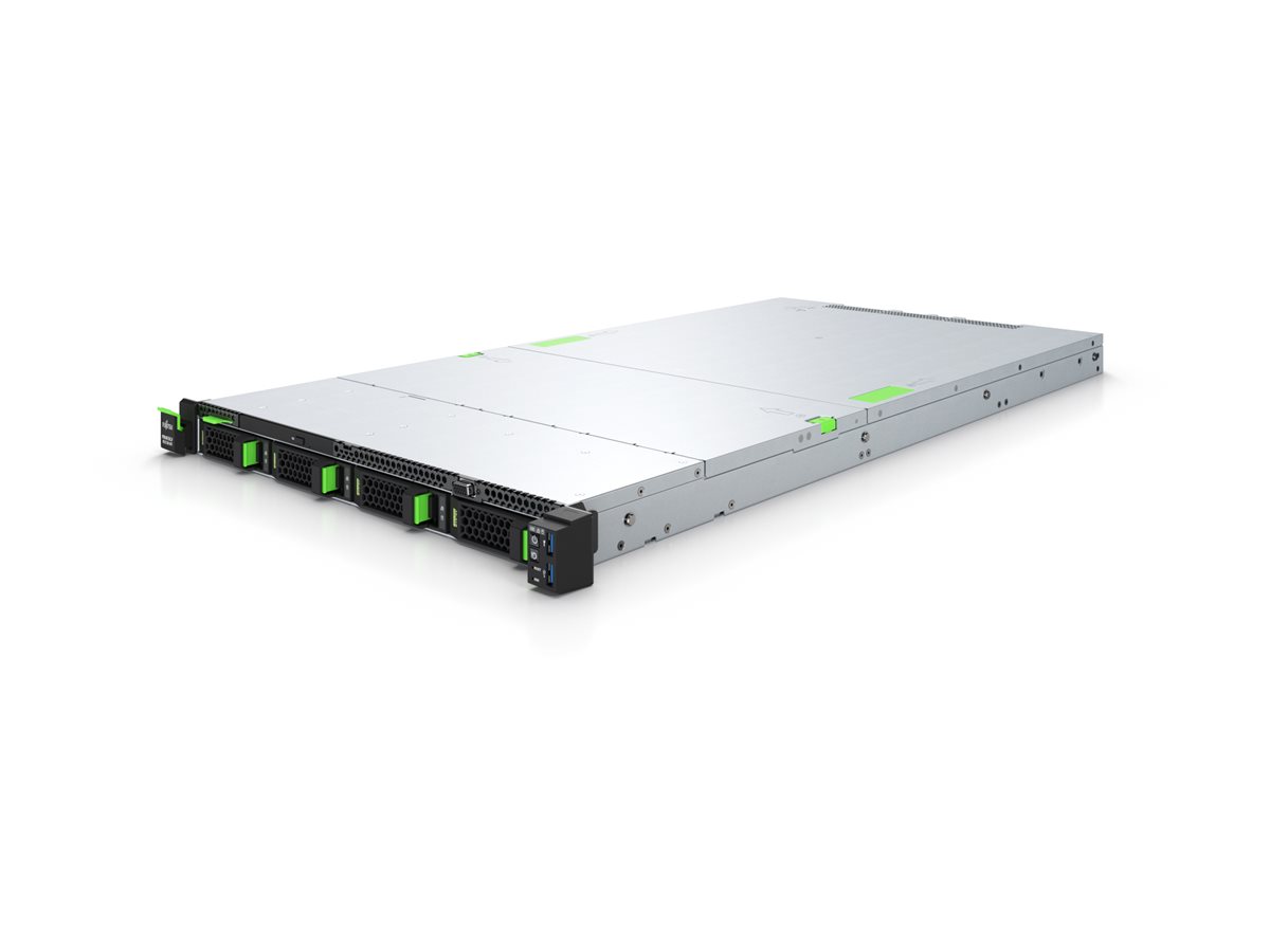 VFY:R2537SC330IN - Fsas Technologies Fujitsu PRIMERGY RX2530 M7 - Server - Rack-Montage - 1U - de doble procesador - 1 x Xeon Silver 4410Y / 2 GHz - RAM 32 GB - SAS - Hot-Swap 6.4 cm (2.5")
