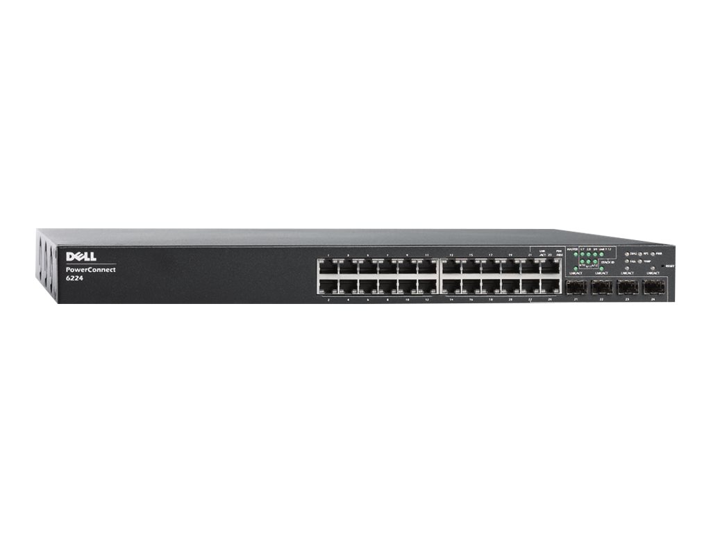 210-17312 - Dell PowerConnect 6224 - Switch - L3 - managed
