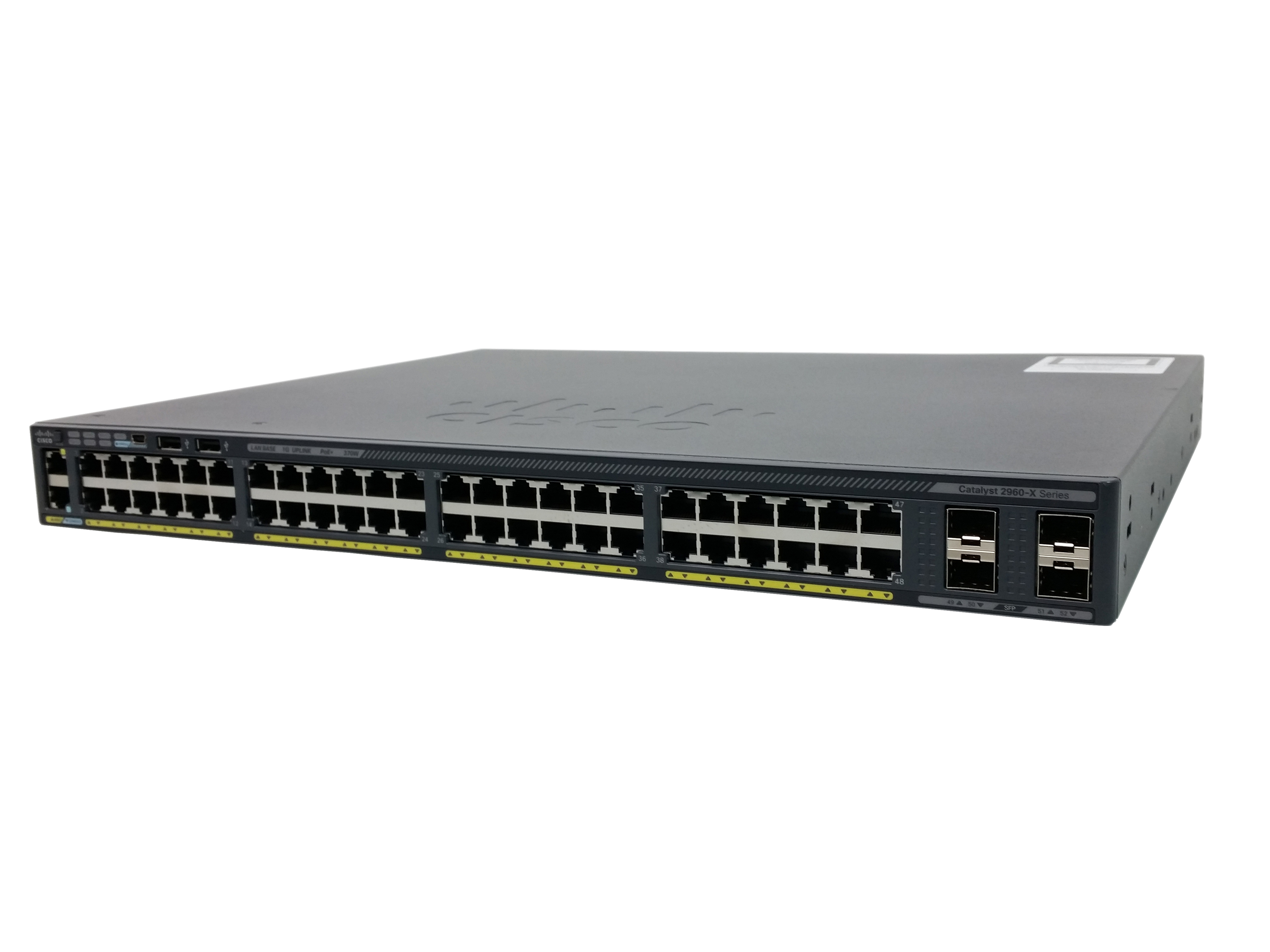 WS-C2960X-48LPS-L - Cisco Catalyst Switch, 48 x 10/100/1000 (PoE+)