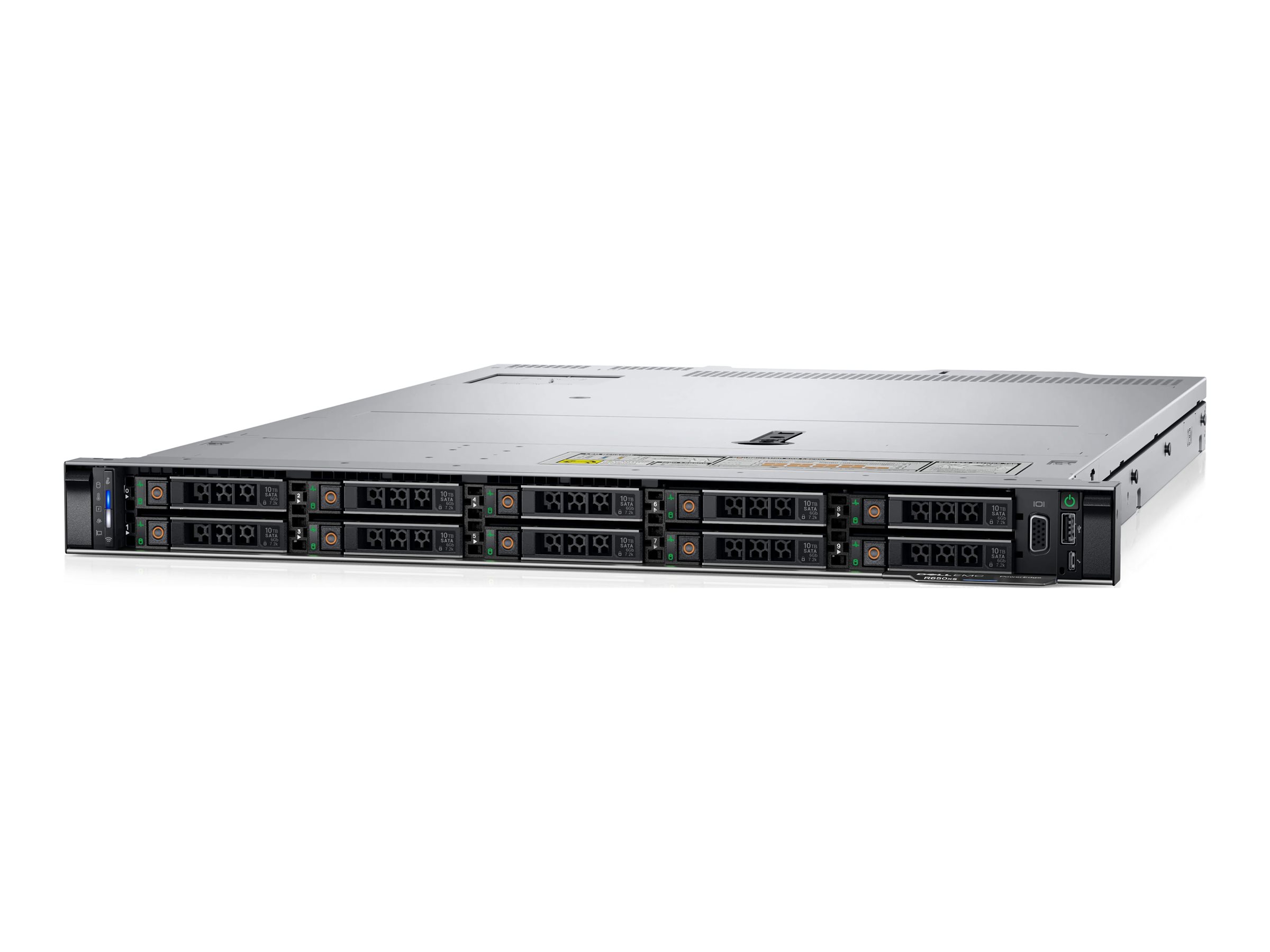 8WGVG - Dell PowerEdge R650xs - Server - Rack-Montage - 1U - de doble procesador - 1 x Xeon Silver 4314 / 2.4 GHz - RAM 32 GB - SAS - Hot-Swap 6.4 cm (2.5")