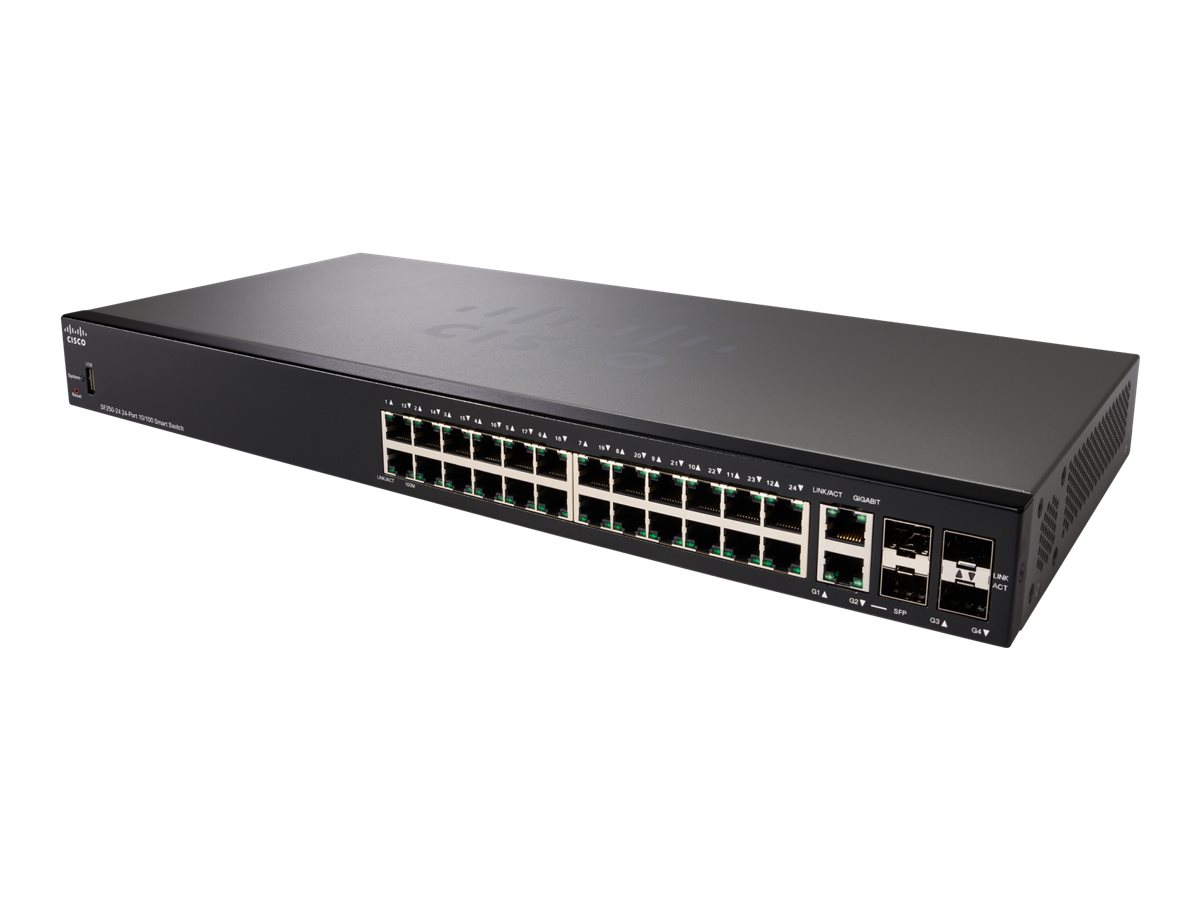 SF250-24-K9 - Cisco 250 Series SF250-24 - Switch - Smart