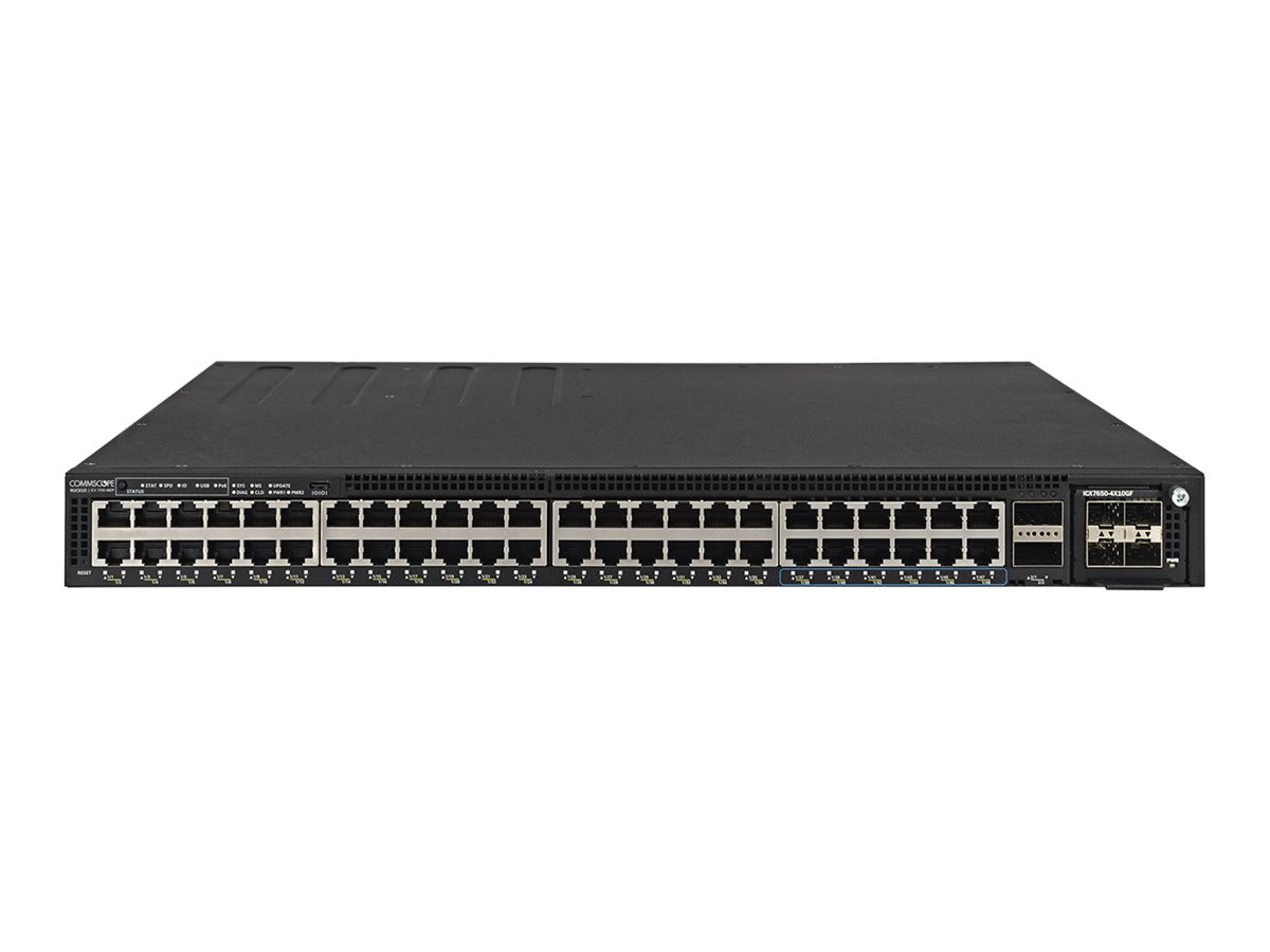 ICX7550-48ZP - Ruckus ICX 7550-48ZP - Switch - L3 - managed - 36 x 10/100/1000/2.5G (PoE++)