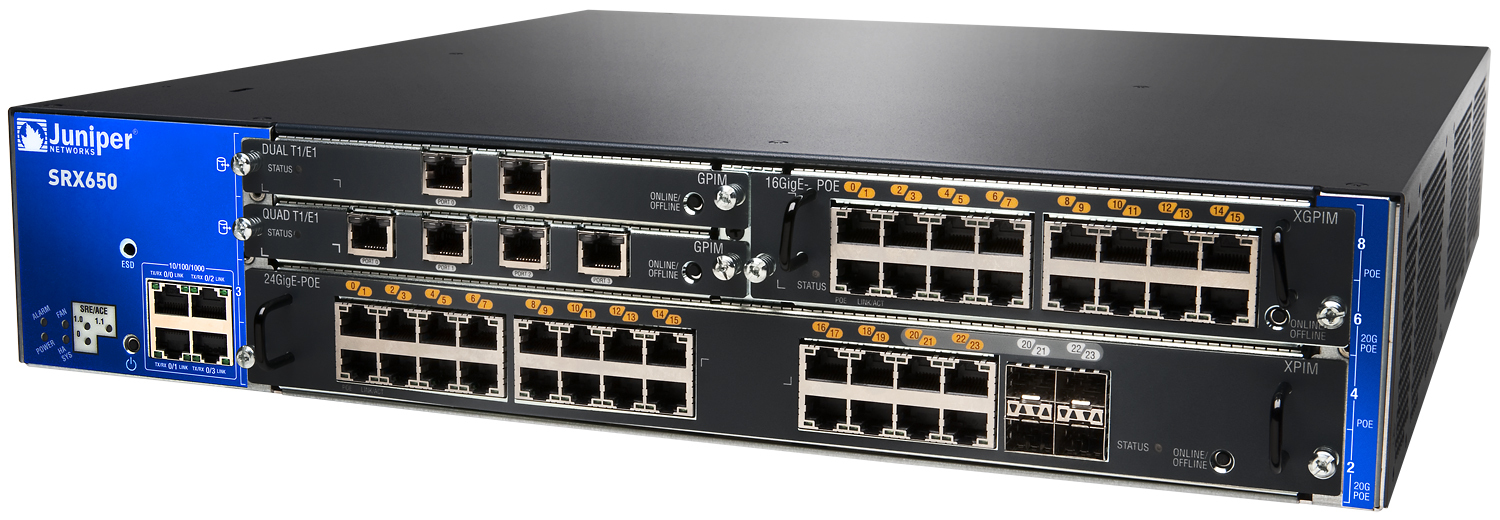 SRX-GP-16GE - Juniper Módulo de expansión - Gigabit Ethernet x 16
