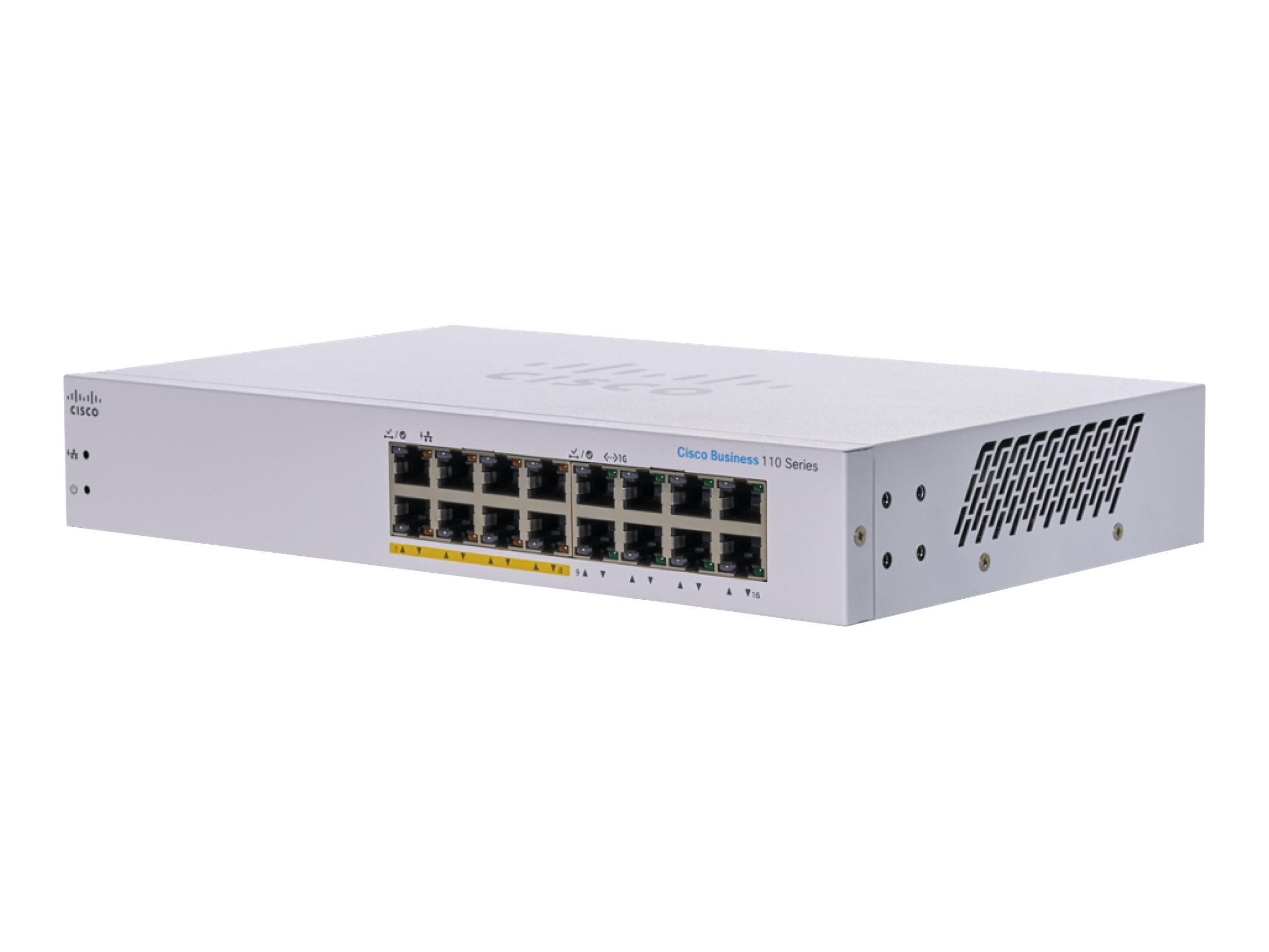 CBS110-16PP-EU - Cisco Business 110 Series Switch, unmanaged, 8 x 10/100/1000 (PoE)