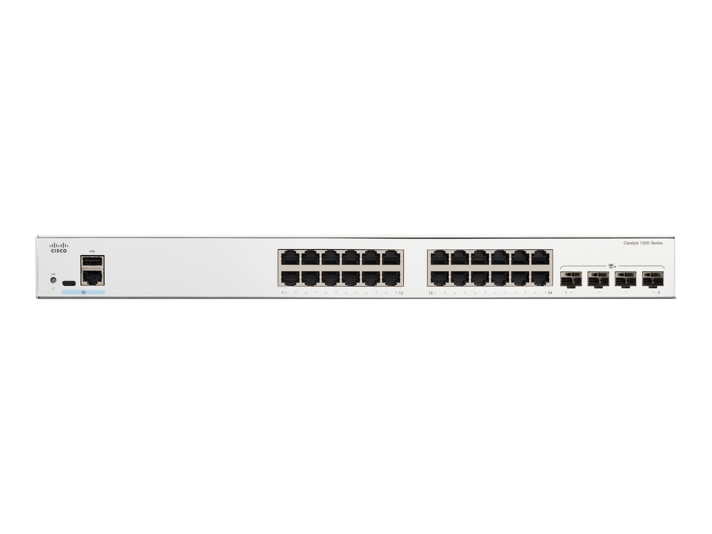 C1200-24T-4X - Conmutador Cisco Catalyst 1200 - 24 puertos - Gestionado de capa 3