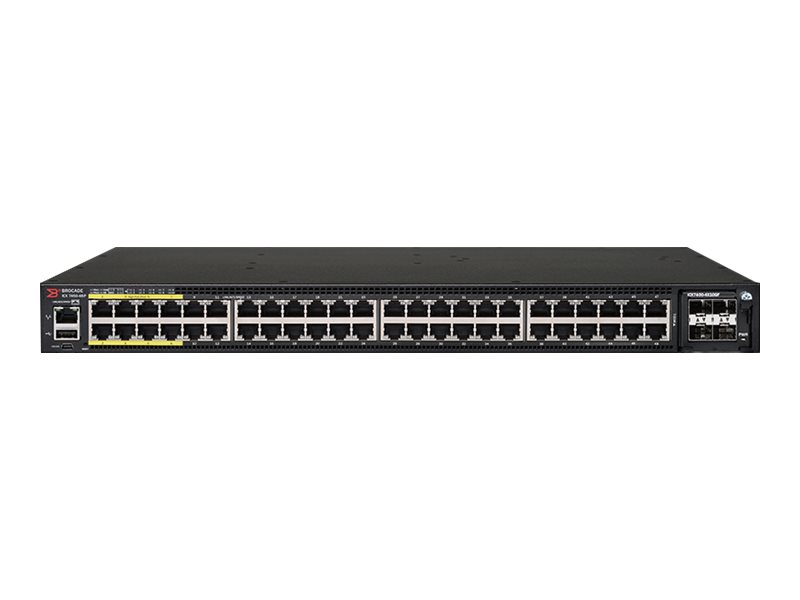 ICX7450-48P-E - Ruckus ICX 7450-48P - Switch - L3 - managed - 40 x 10/100/1000 (PoE+)