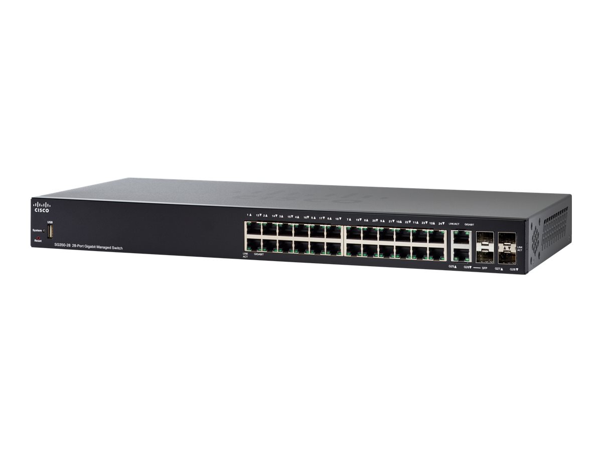 SG350-28-K9-EU - Cisco SG350-28 L3 Managed Switch