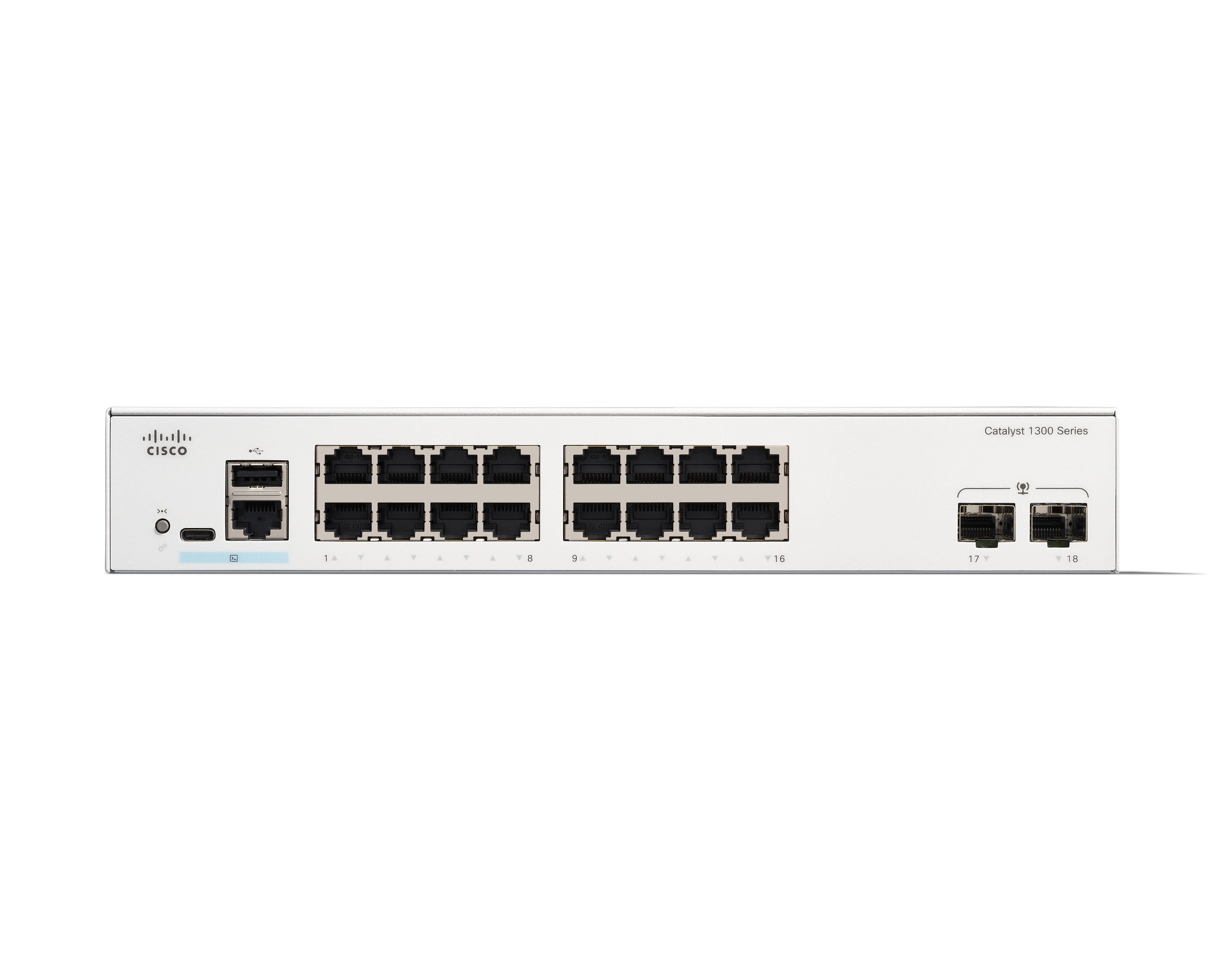 C1300-16T-2G - Conmutador Cisco Catalyst 1300 - 16 puertos - Gestionado L3