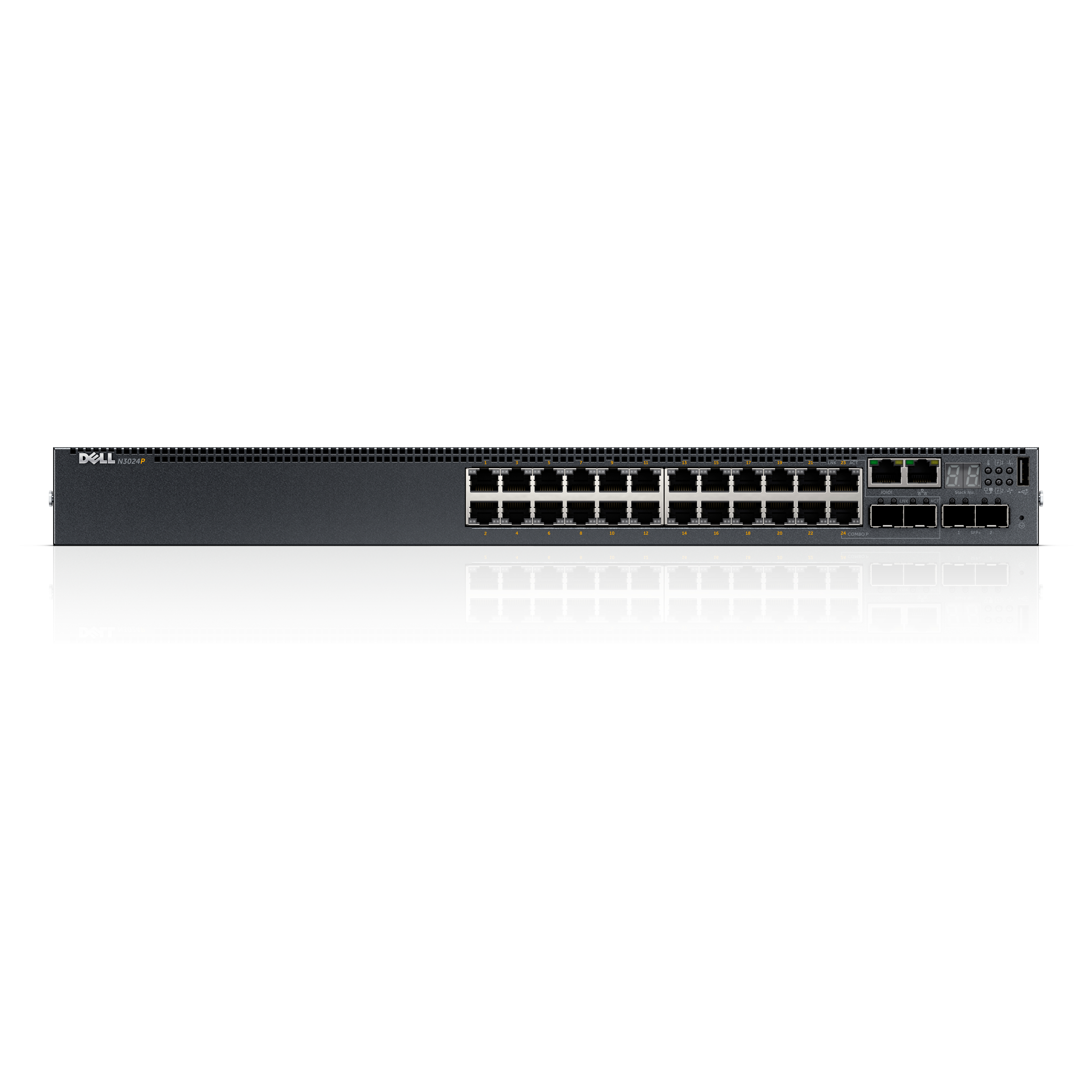210-APXC - Dell Networking N3024EP-ON - Switch - L3 - managed - 24 x 10/100/1000 (PoE+)