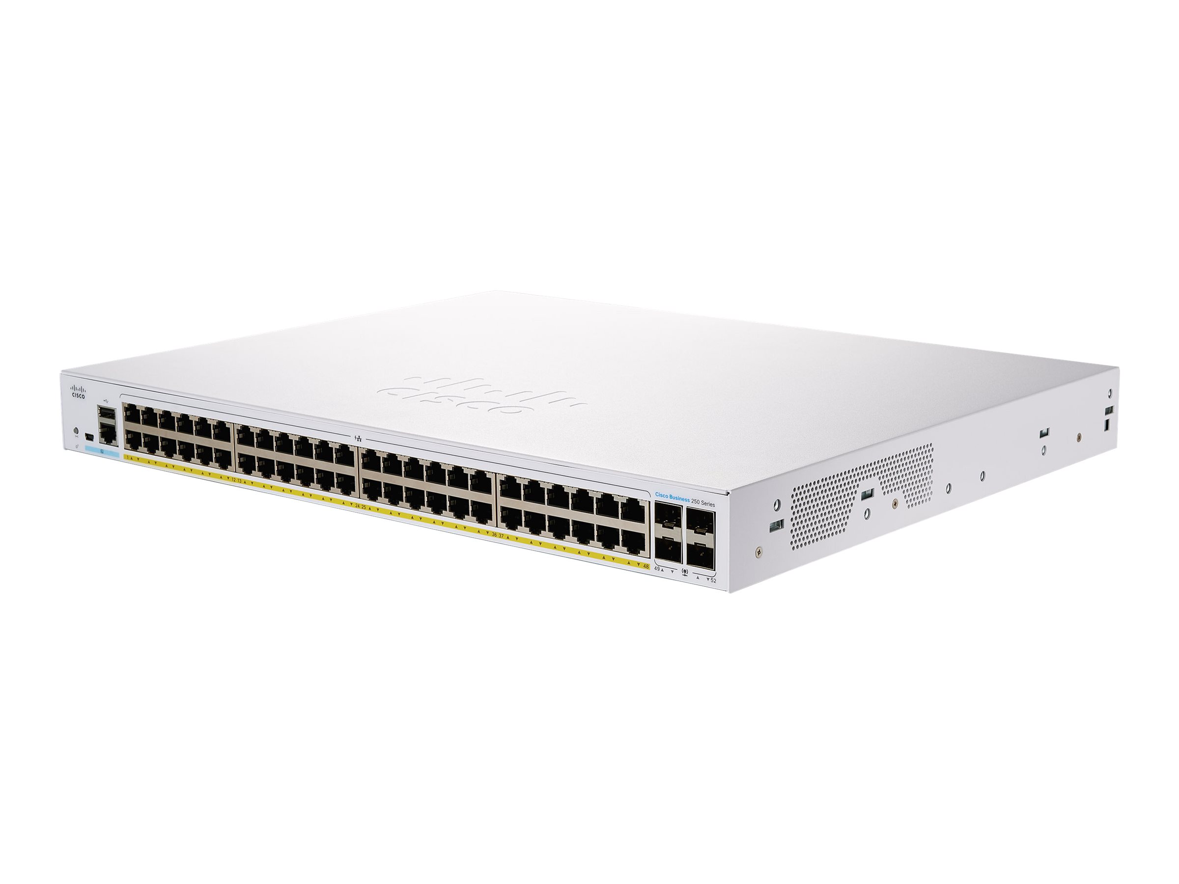 CBS250-48P-4X-EU - Cisco 250 Series Switch, L3 Smart, 48 x 10/100/1000 (PoE+)