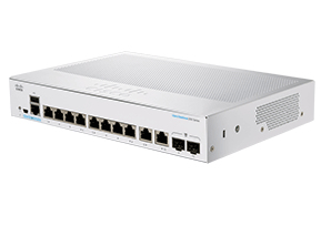 CBS350-8T-E-2G-EU - Commutateur Cisco Business 350 - 8 ports - Géré L3