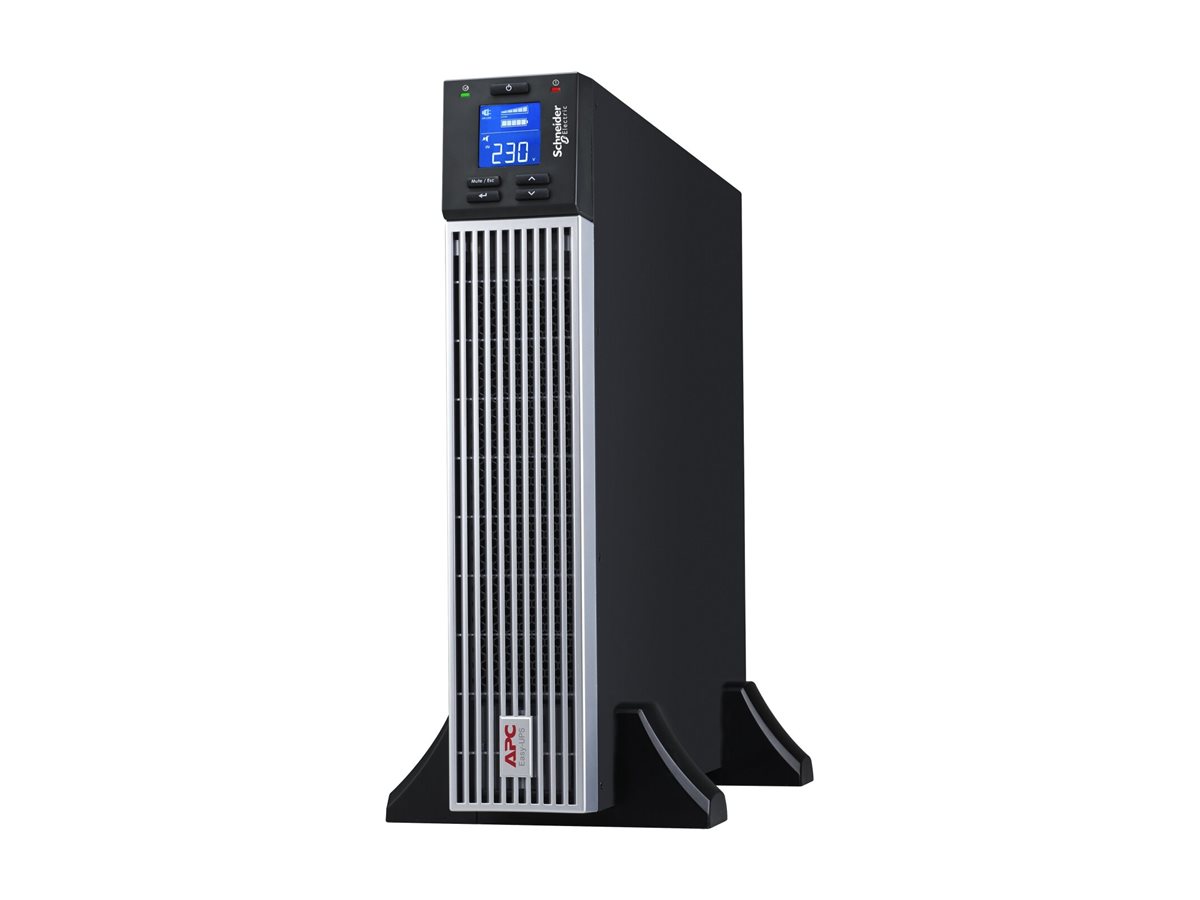 SRVL1KRIRK - APC Easy UPS On-Line - UPS (rack-mountable) - AC 230 V - 900 watts - 1000 VA - single-phase - 1 x battery - lithium-ion - RS-232, USB – Output sockets: 6 – 2U – 48.3 cm (19")