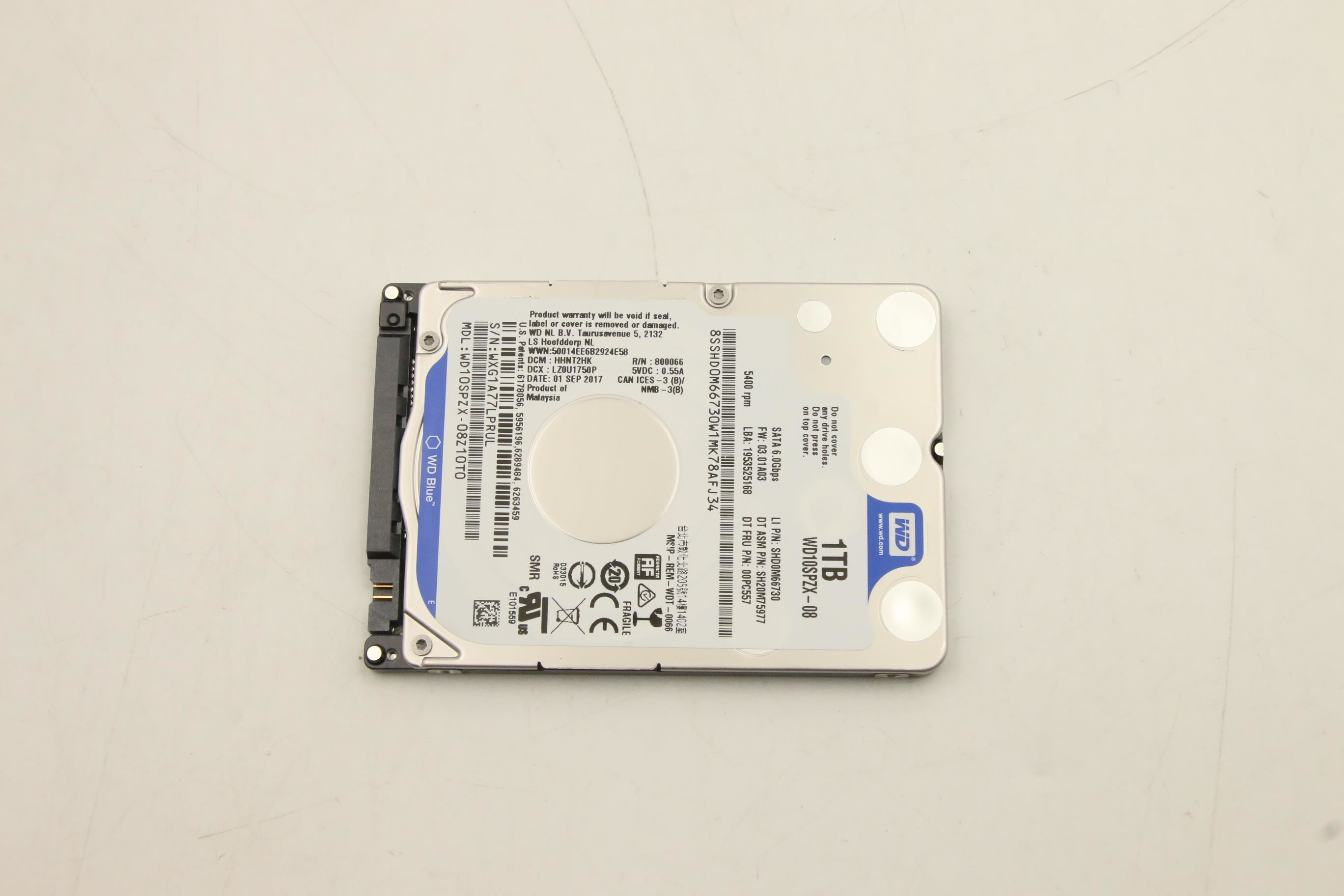 00PC557 - Lenovo 00PC557, 2.5 Zoll, 1000 GB, 5400 RPM