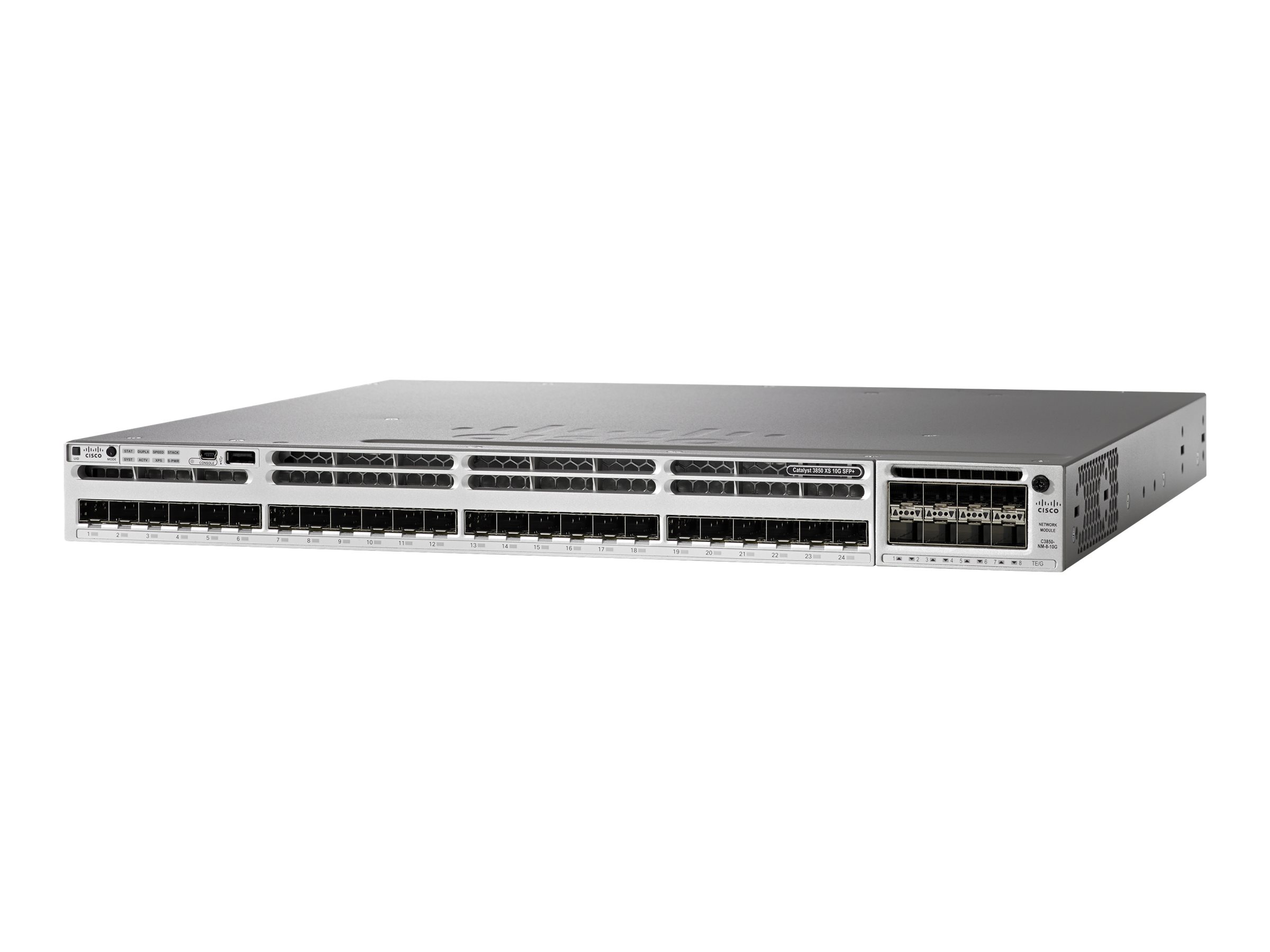 WS-C3850-32XS-S - Cisco Catalyst 3850 Switch, L3, Managed, 24x 1G/10G SFP+ + 6x 10G SFP+ Uplink
