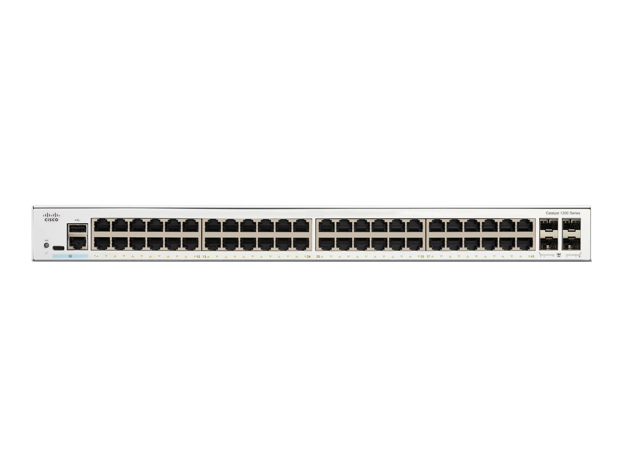 C1200-48T-4G - Conmutador Cisco Catalyst 1200 - 48 puertos - Gestionado L3