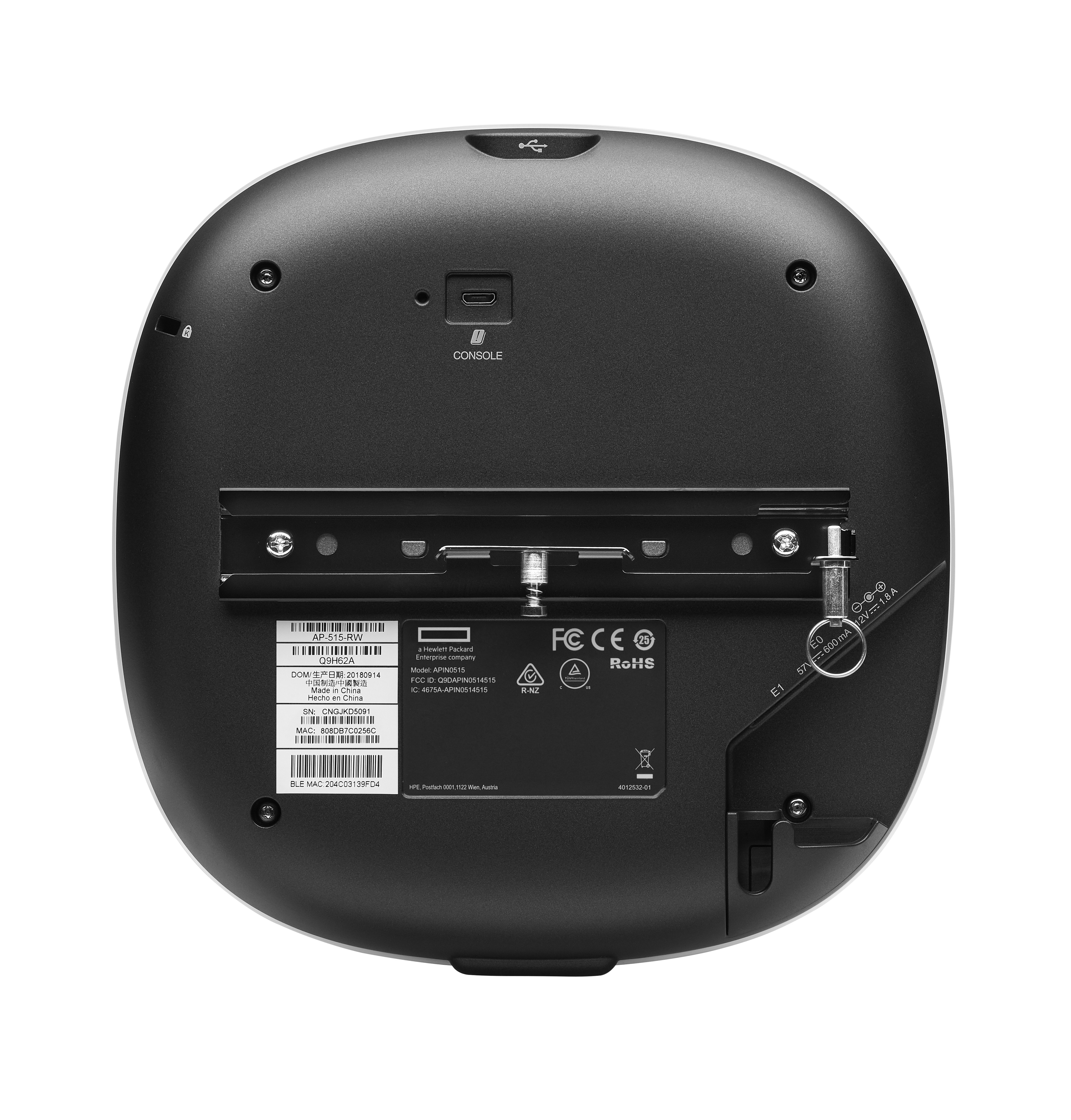 S3J29A - HPE Aruba Networking AP-515 (RW) - Campus - Accesspoint - Wi-Fi 6 - Bluetooth - 2.4 GHz, 5 GHz - BTO - Wand- / Deckenmontage (Paquete con 10)