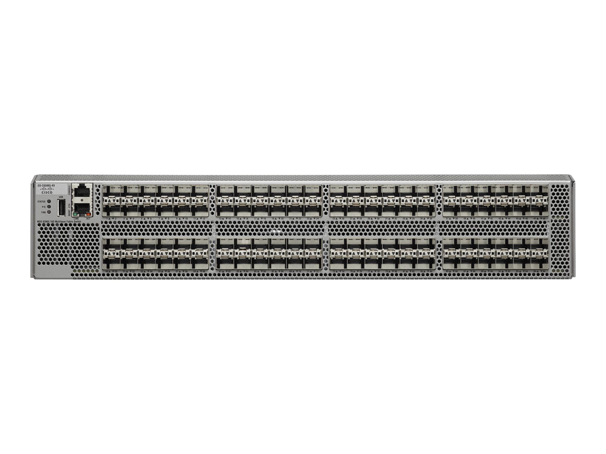 DS-C9396S-96EK9 - Cisco MDS 9396S - Switch - managed - 96 x 16Gb
