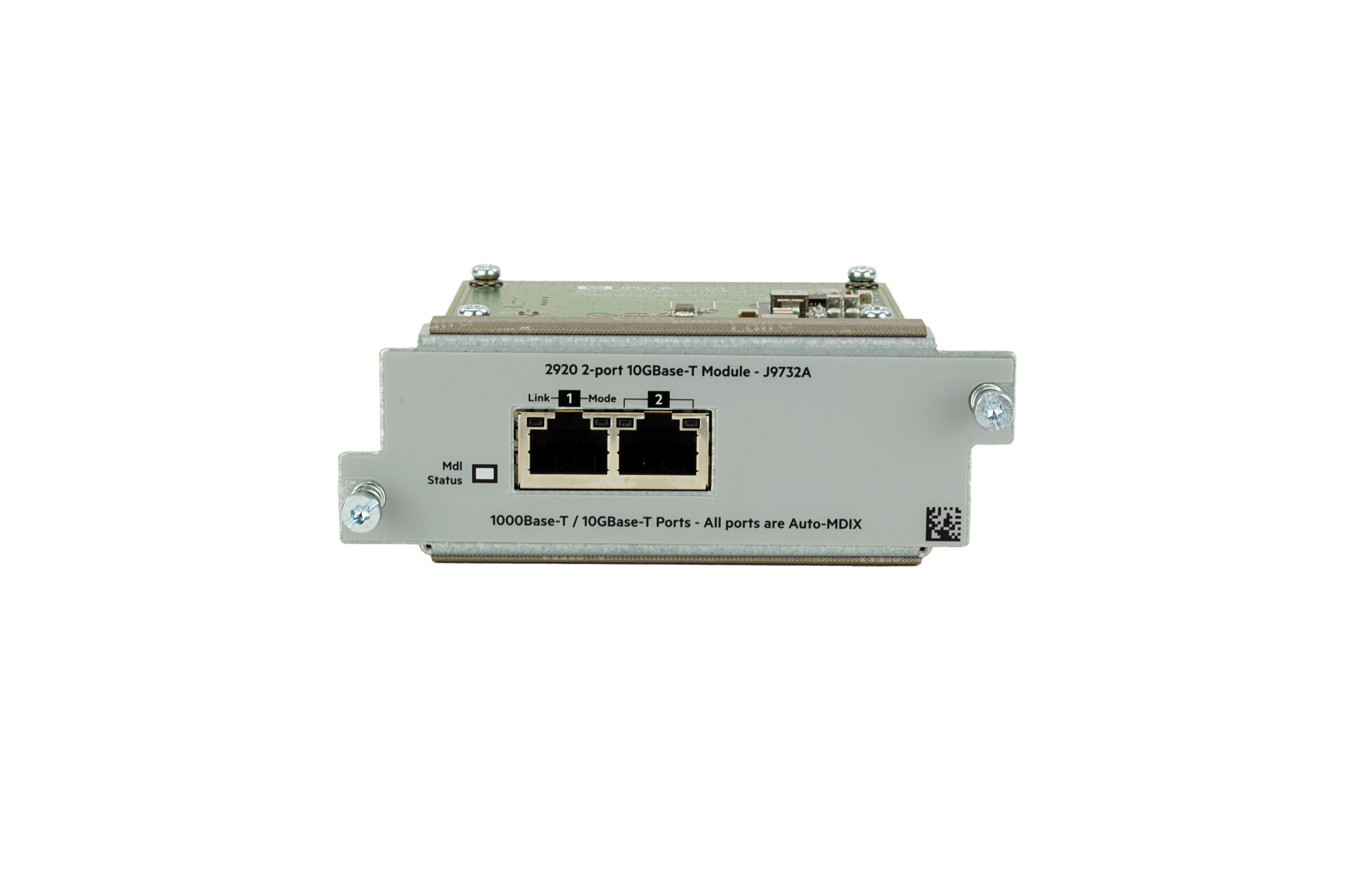 J9732A - Módulo de expansión HPE - 2 puertos Ethernet de 10 Gb - para HPE Aruba 2920-24G