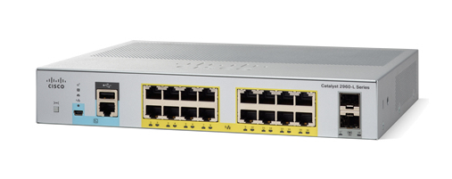 WS-C2960L-16PS-LL - Conmutador Cisco Catalyst 2960L - 16 puertos - Gestionado de capa 2