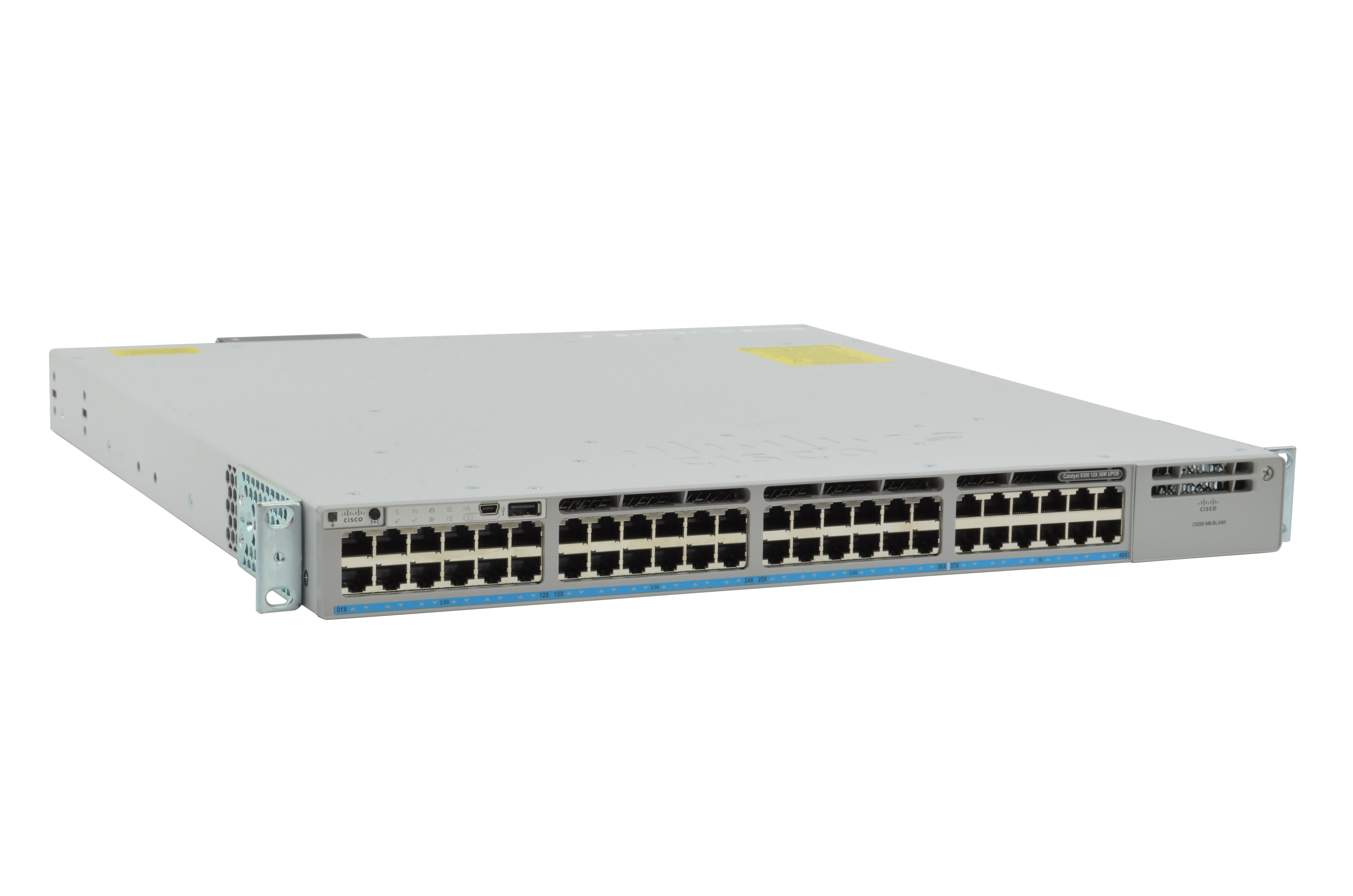 C9300-48UXM-E - Cisco Catalyst 9300 Switch, L3, Managed, 36 x 2.5GBase-T (UPOE)