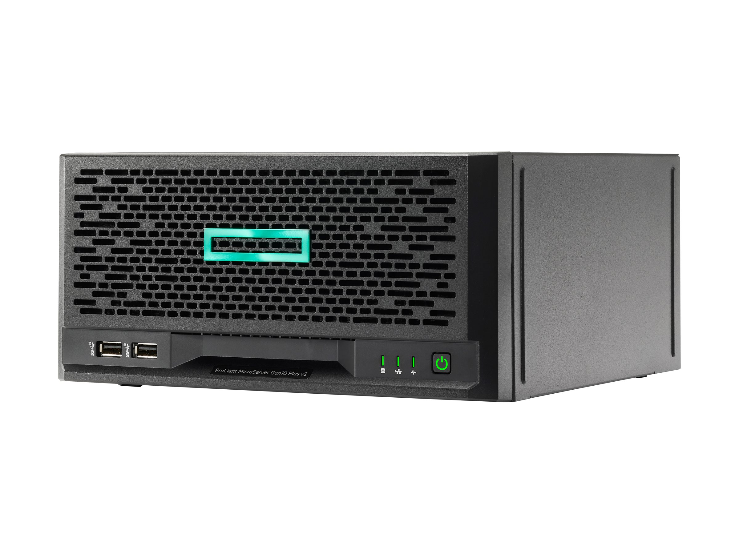 P54649-421 - HPE ProLiant MicroServer Gen10 Plus v2 Performance 1 - Server - Ultra-Micro-Tower - 1-Weg - 1 x Xeon E-2314 / 2.8 GHz - RAM 16 GB - SATA - non Hot-Swap-capace 8.9 cm (3.5")