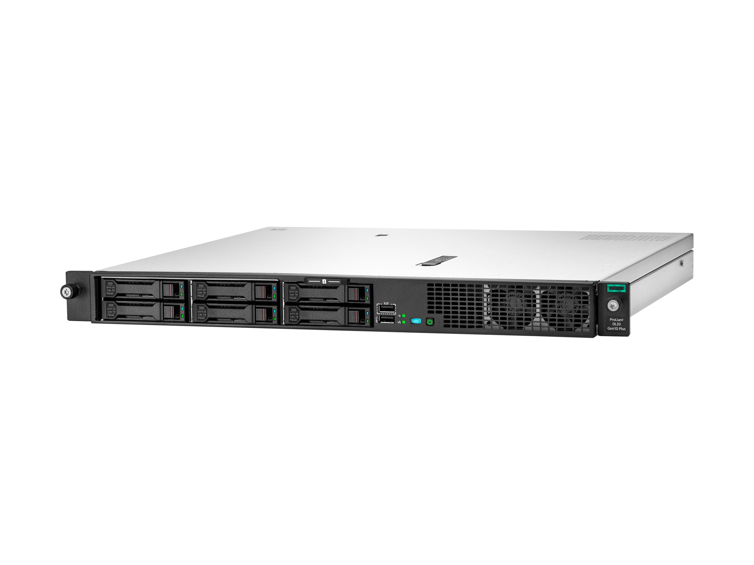 P66395-421 - HPE ProLiant DL20 Gen10 Plus - Server - Rack-Montage - 1U - 1-Weg - 1 x Xeon E-2314 / 2.8 GHz - RAM 16 GB - SATA - Hot-Swap 6.4 cm (2.5")