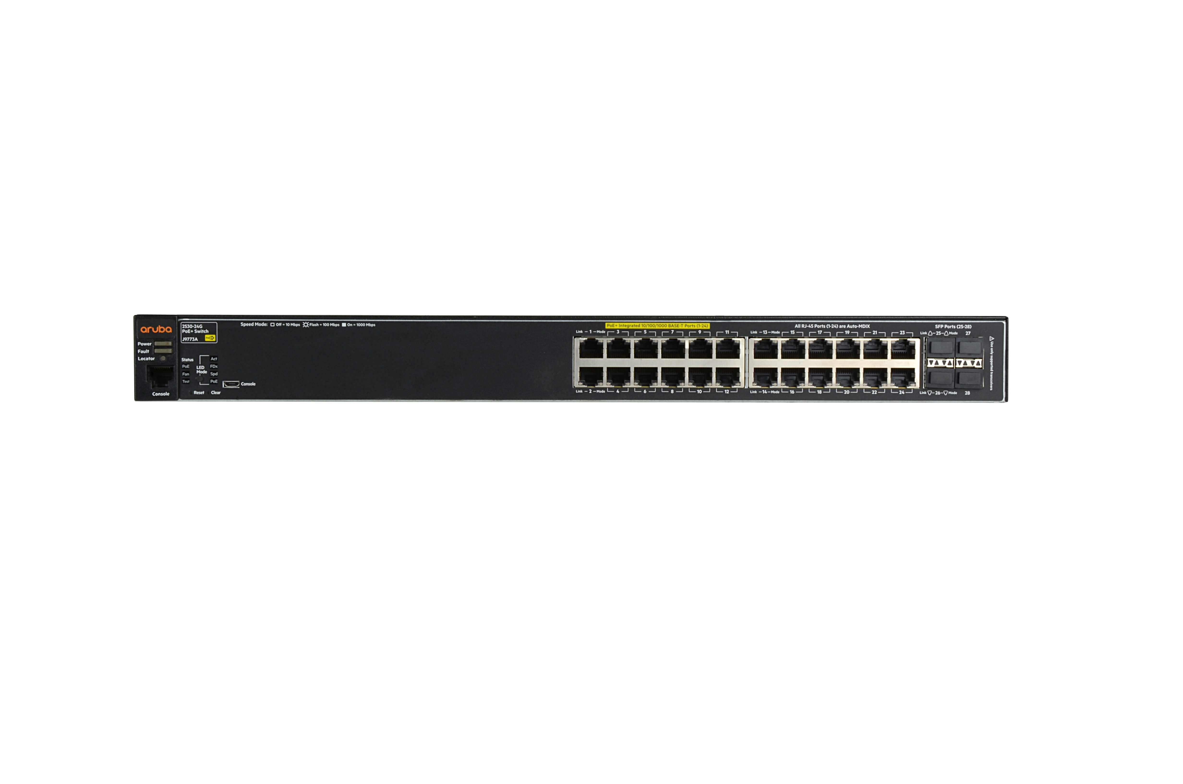 J9773A - Conmutador HPE Aruba 2530 - 24 puertos - Gestionado de capa 2 - PoE+