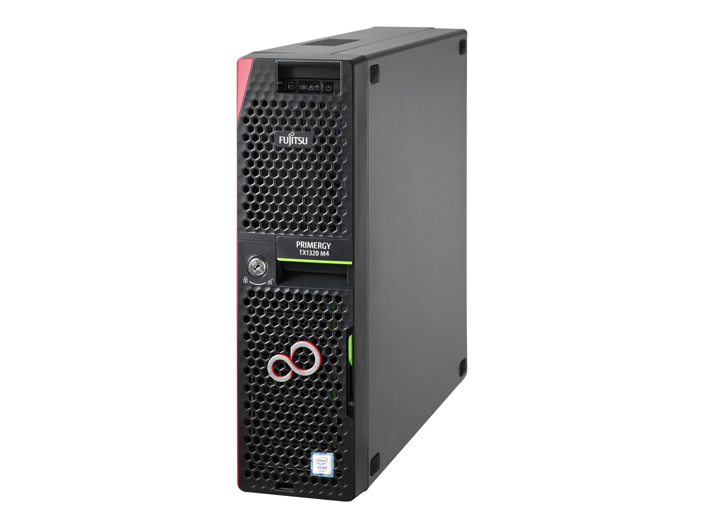 VFY:T1324SC013IN - Fsas Technologies Fujitsu PRIMERGY TX1320 M4 - Server - UCFF - 1-Weg - 1 x Xeon E-2236 / 3.4 GHz - RAM 16 GB - SATA - Hot-Swap 6.4 cm (2.5")