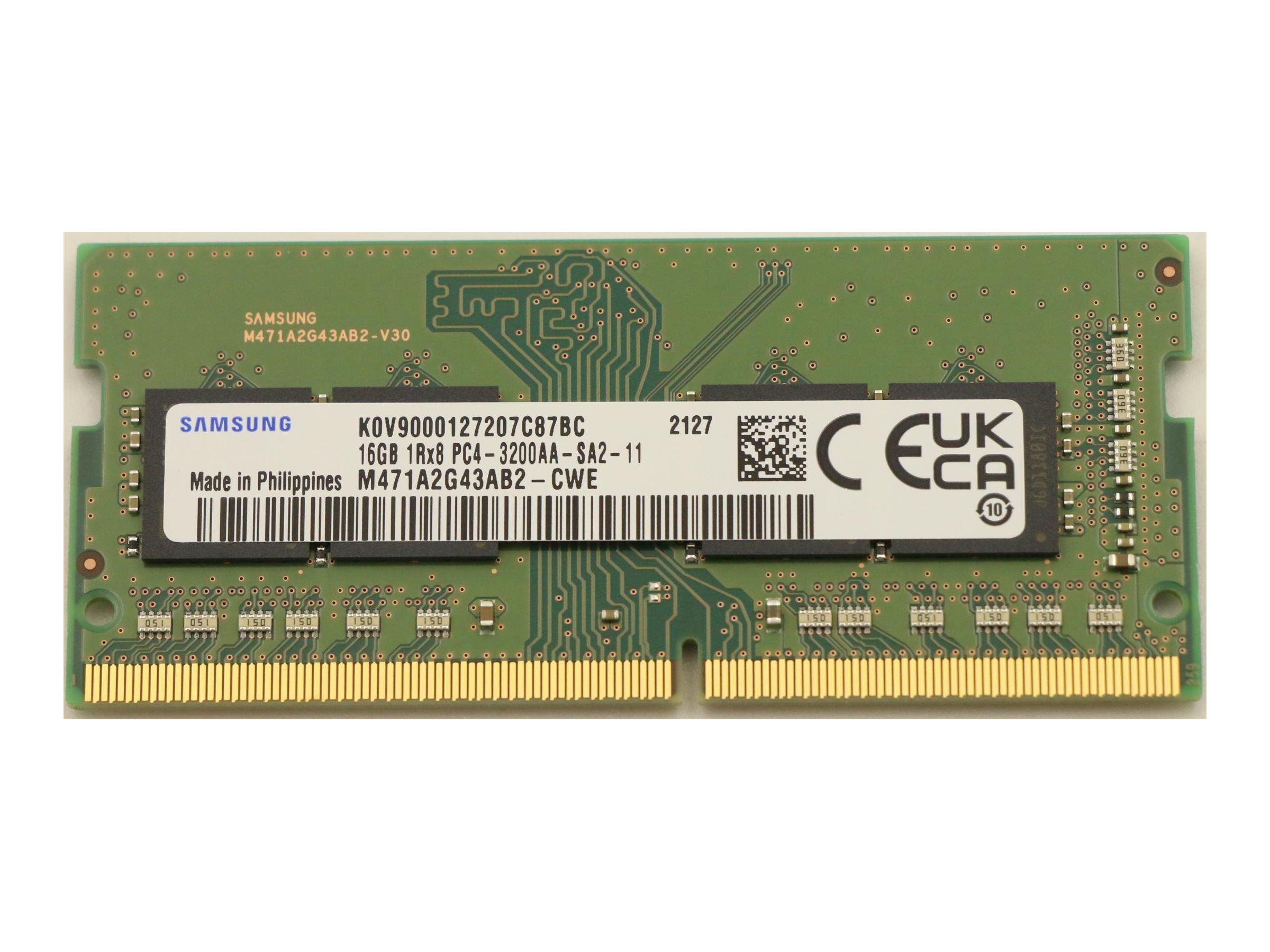 5M30V06970 - Lenovo Samsung - DDR4 - Modul - 16 GB - SO DIMM 260-PIN