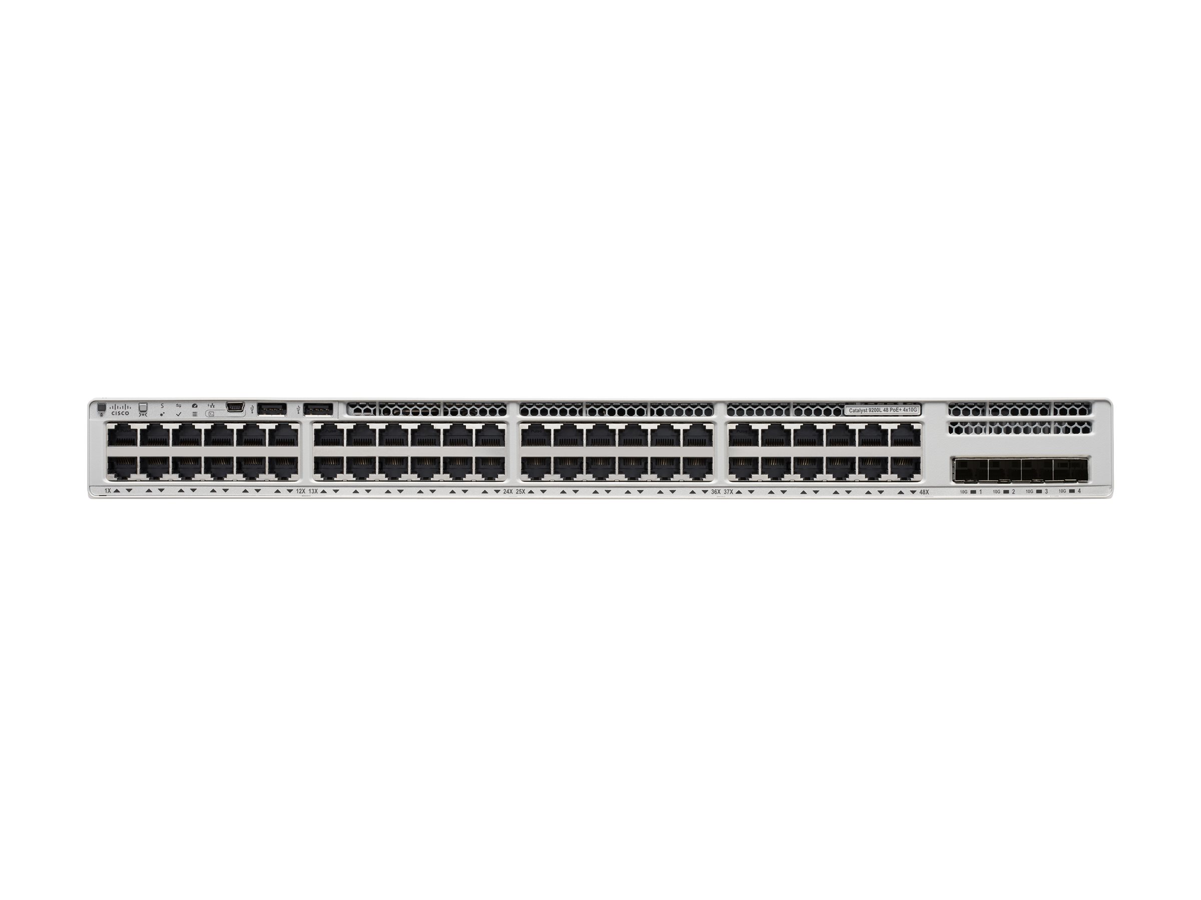 C9200L-48PL-4X-E - Cisco Catalyst 9200L Switch, 48 x 10/100/1000 (PoE+), L3 Managed