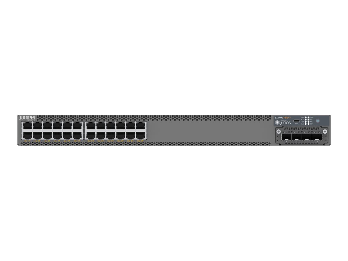 EX4400-24P - Juniper EX Series EX4400-24P - Switch - L3 - managed - 24 x 10/100/1000 (PoE++)