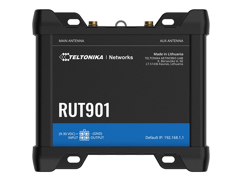 RUT901200000 - Teltonika RUT901 - Wireless Router - WWAN 3-port Switch