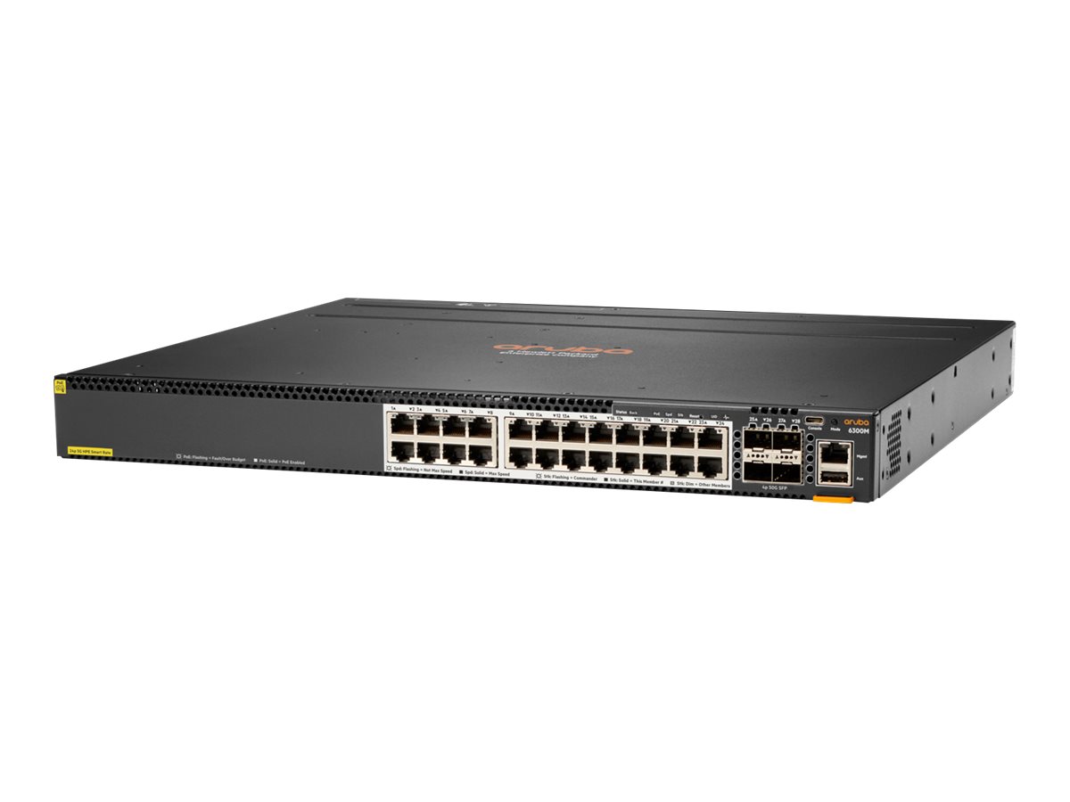 JL660A - Conmutador HPE Aruba CX 6300 - 24 puertos - Gestionado L3