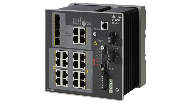 IE-4000-4GS8GP4G-E - Conmutador Cisco Industrial Ethernet 4000 - 16 puertos - Gestionado L2 - PoE+