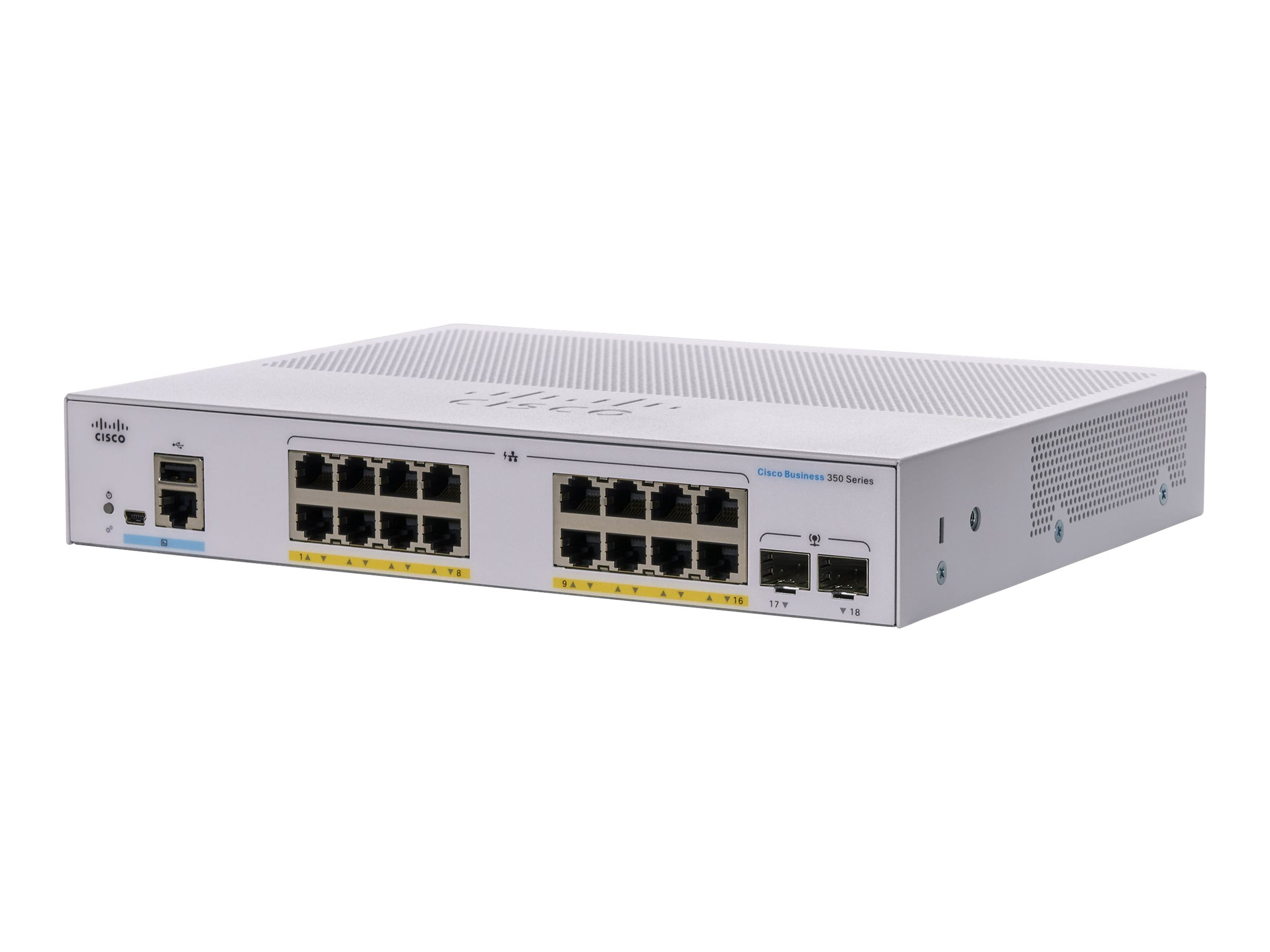 CBS350-16P-E-2G-EU - Cisco 350 Series Switch, L3 managed, 16 x 10/100/1000 (PoE+)