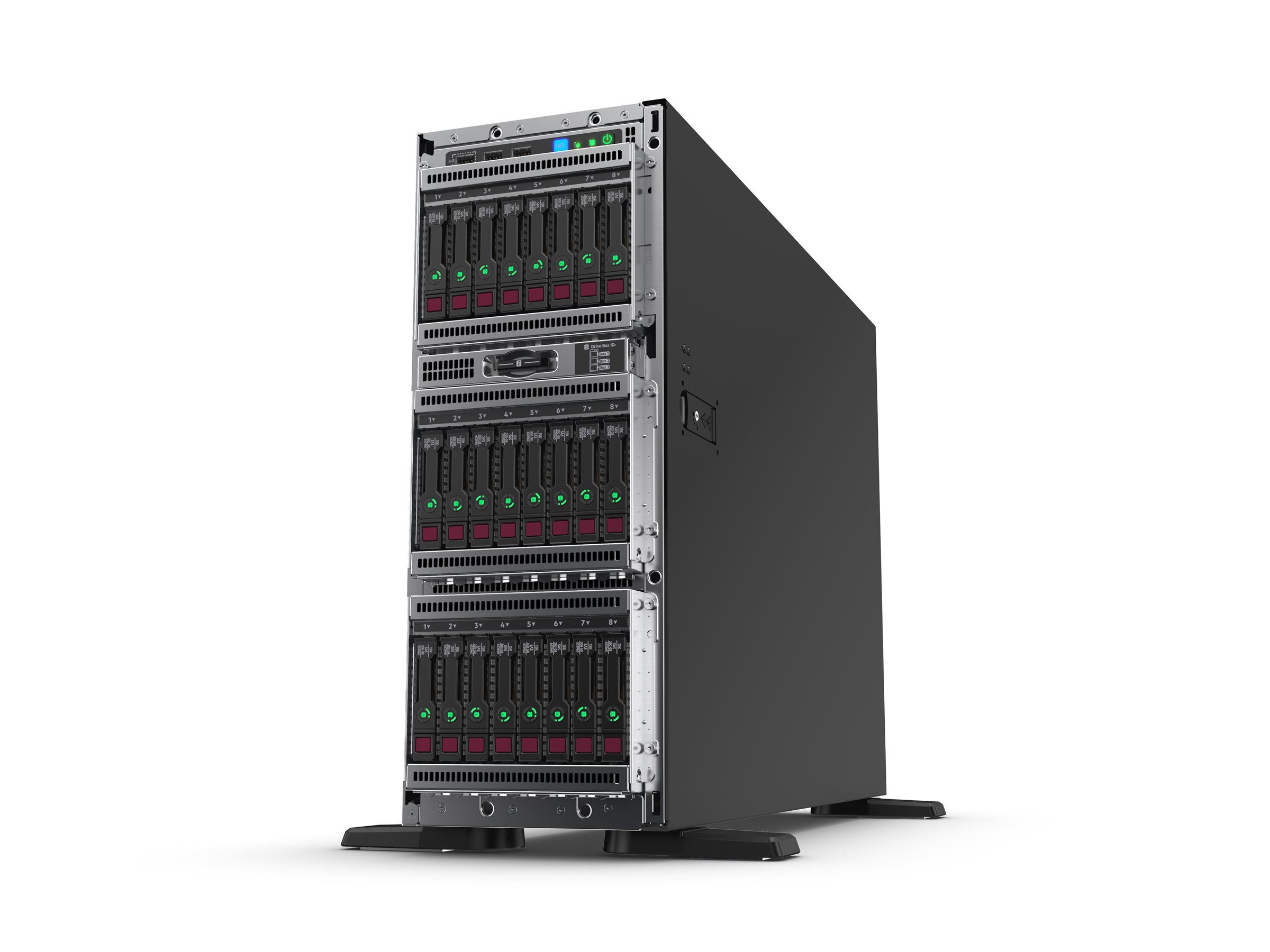 P59549-421 - HPE ProLiant ML350 Gen10 Performance - Server - Tower - 4U - de doble procesador - 1 x Xeon Silver 4214R / 2.4 GHz - RAM 32 GB - SATA/SAS - Hot-Swap 6.4 cm (2.5")