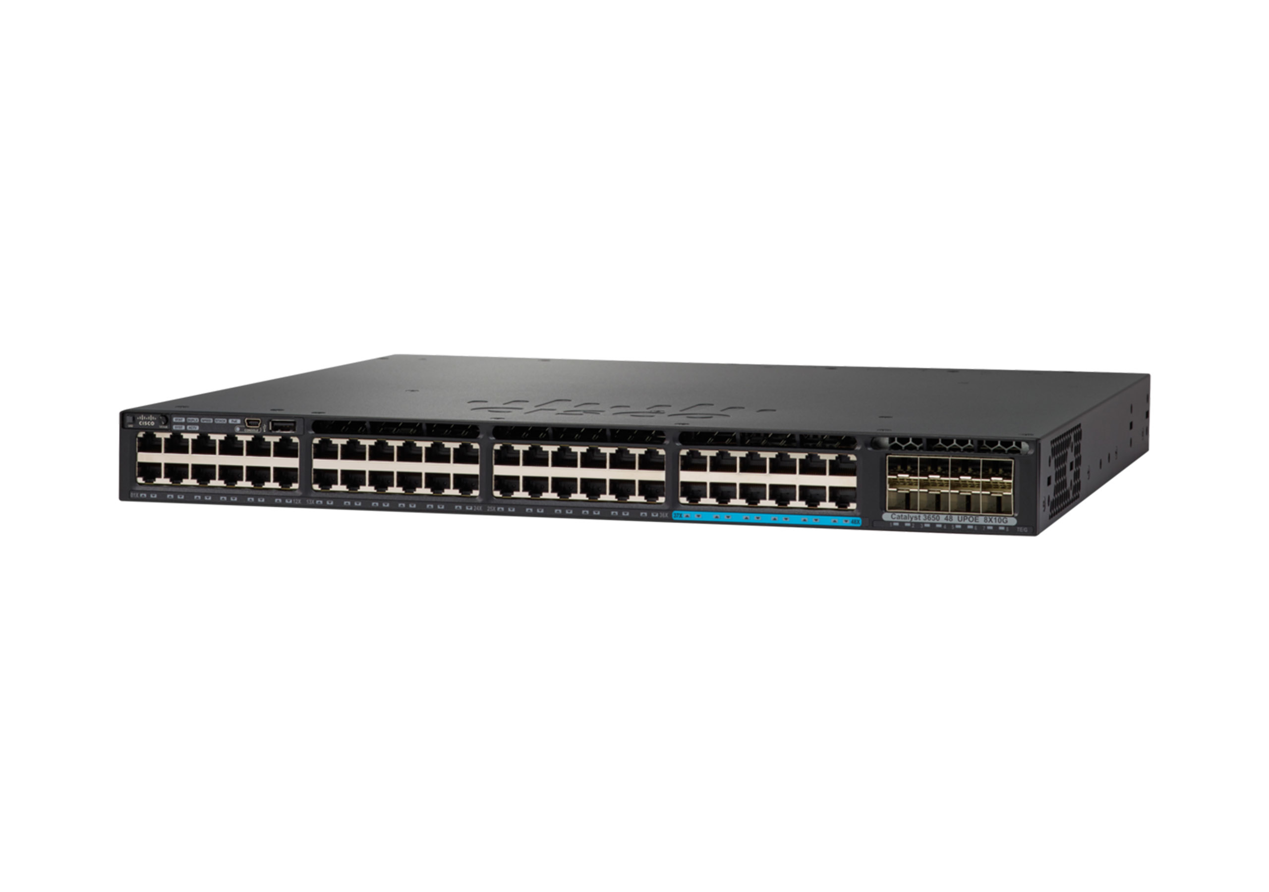 WS-C3650-8X24UQ-S - Cisco Catalyst 3650-8X24UQ-S - Switch - L3 - managed - 16 x 10/100/1000 (UPOE)