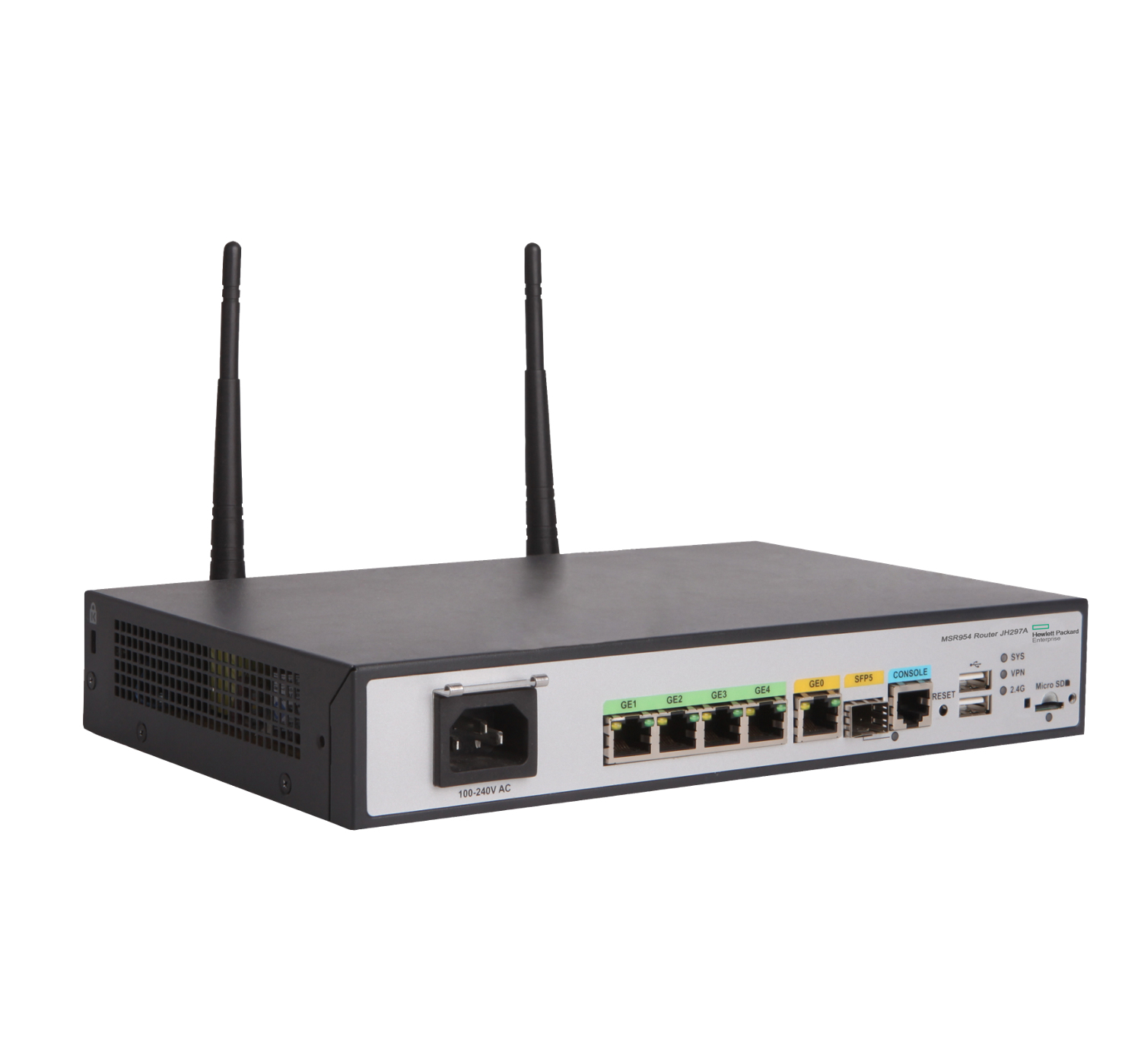 JH297A - Routeur sans fil HPE MSR954-W avec commutateur 4 ports