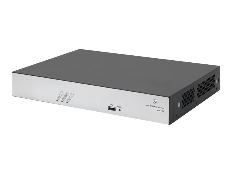 JG516A – HPE MSR933 router, 4-port switch, 1GbE