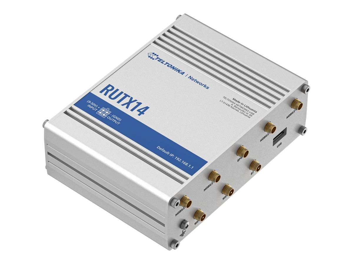RUTX14000000 - Teltonika RUTX14 - Wireless Router - WWAN 5-port Switch