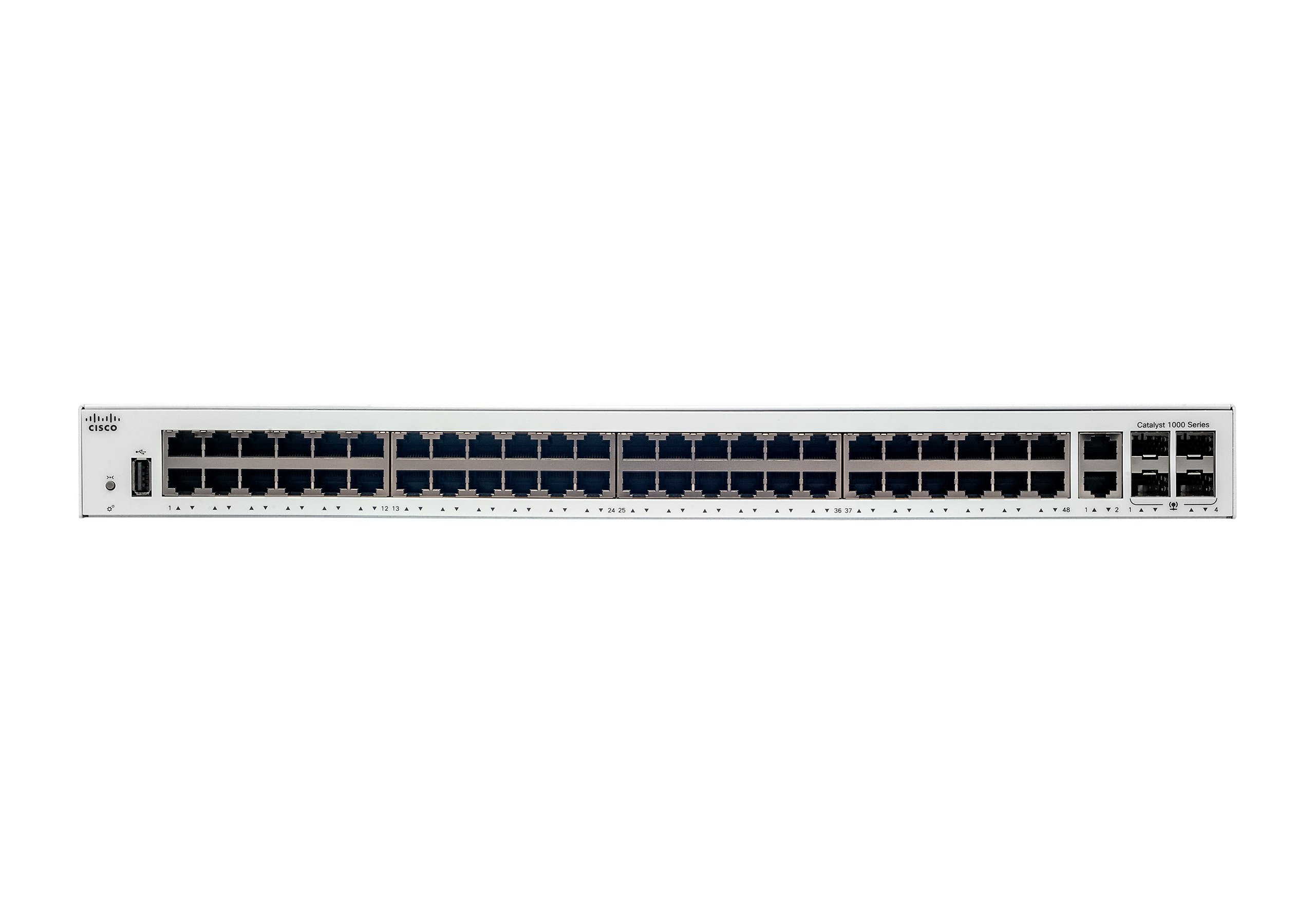 C1000-48T-4G-L - Cisco Catalyst Switch, 48x 10/100/1000 + 4x Gigabit SFP Uplink