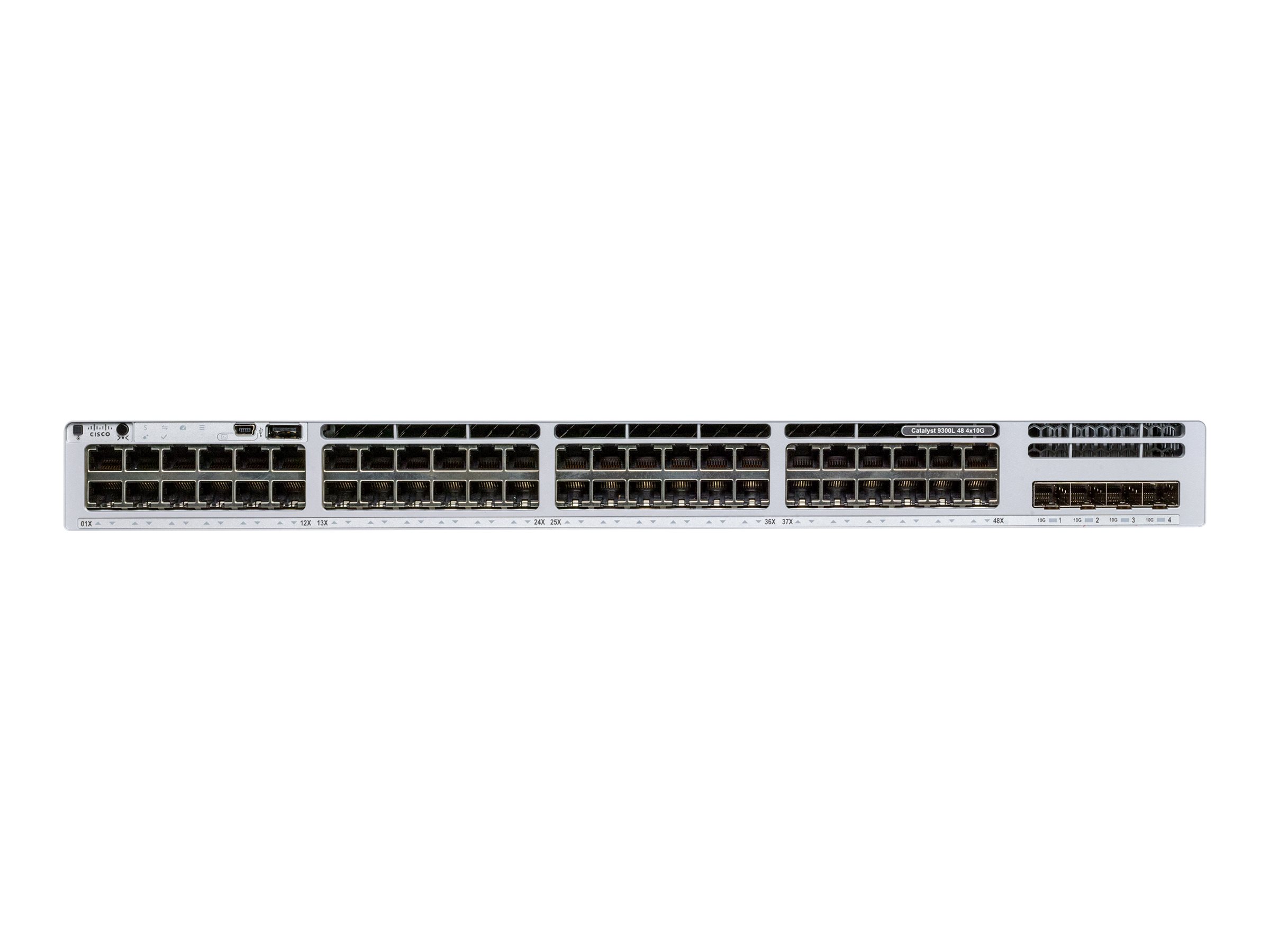 C9300LM-48T-4Y-A - Cisco Catalyst 9300L Mini - Network Advantage - Switch - L3 - managed - 48 x 10/100/1000 + 4 x 25 Gigabit SFP (Uplink)
